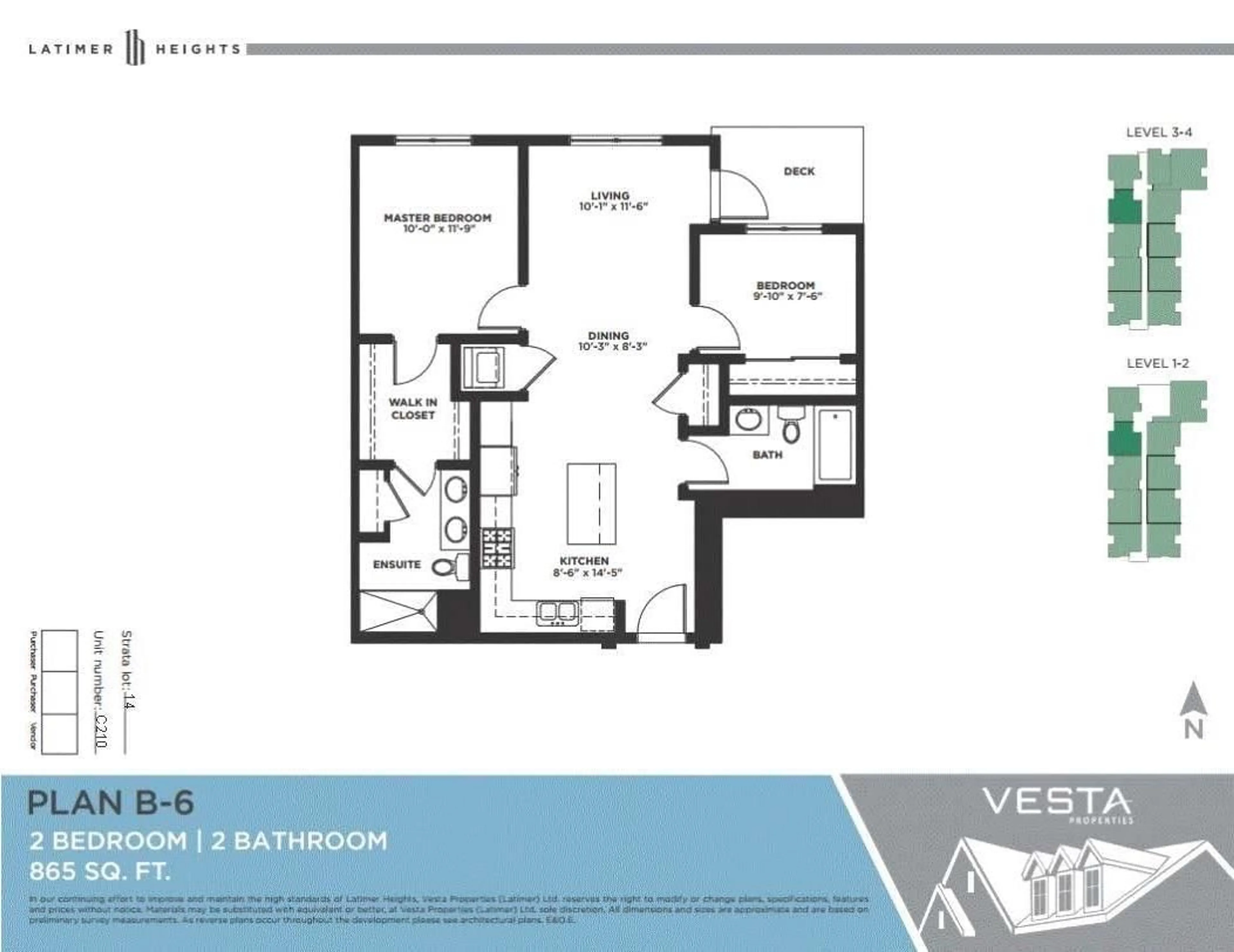 Floor plan for 210 - 20052 83A AVENUE, Langley British Columbia V2Y3P4