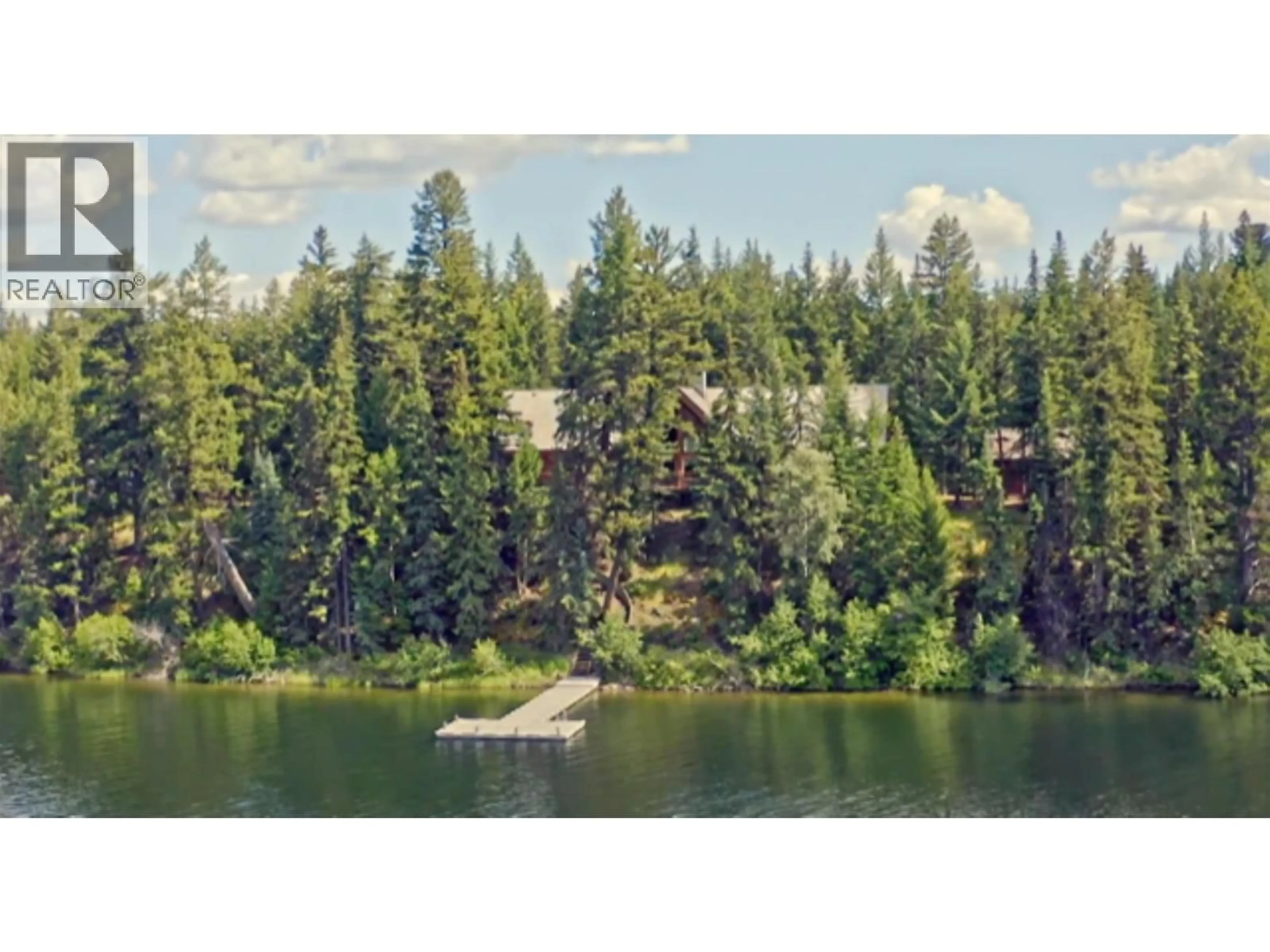 A pic from outside/outdoor area/front of a property/back of a property/a pic from drone, water/lake/river/ocean view for 6643 SVEN ROAD, Horse Lake British Columbia V0K1X3