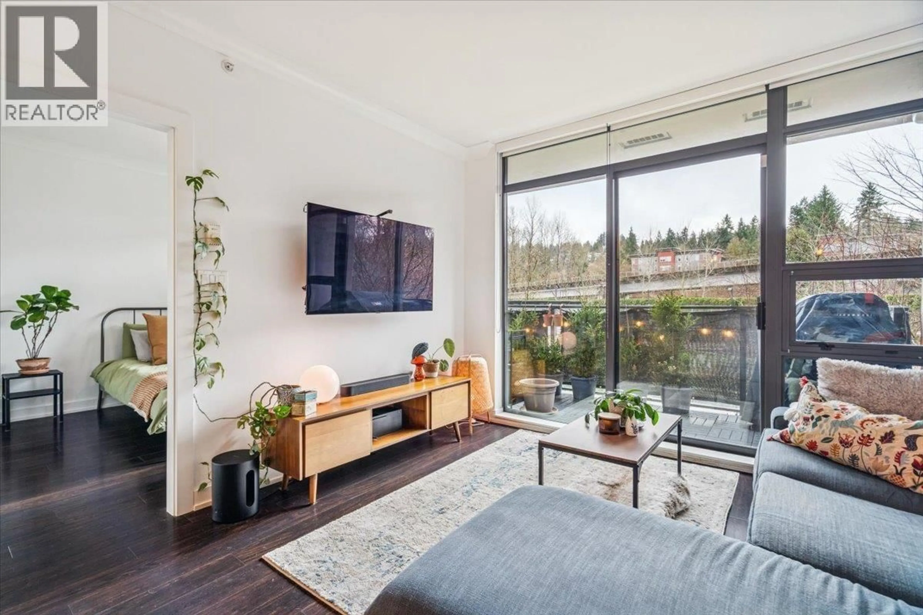 Living room with furniture, unknown for 308 - 301 CAPILANO ROAD, Port Moody British Columbia V3H0G6