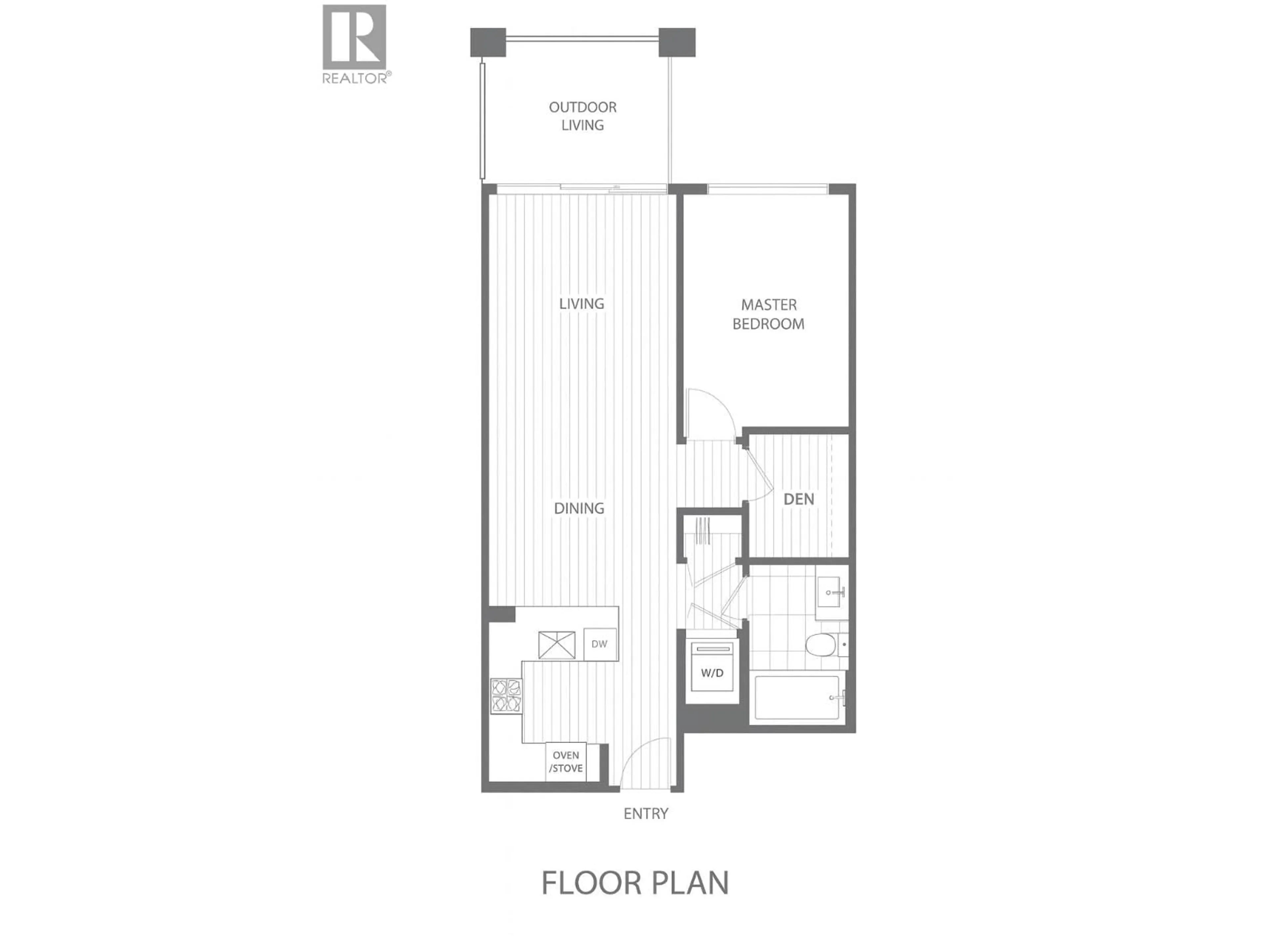 Floor plan for 102 - 6633 CAMBIE STREET, Vancouver British Columbia V6P0E5
