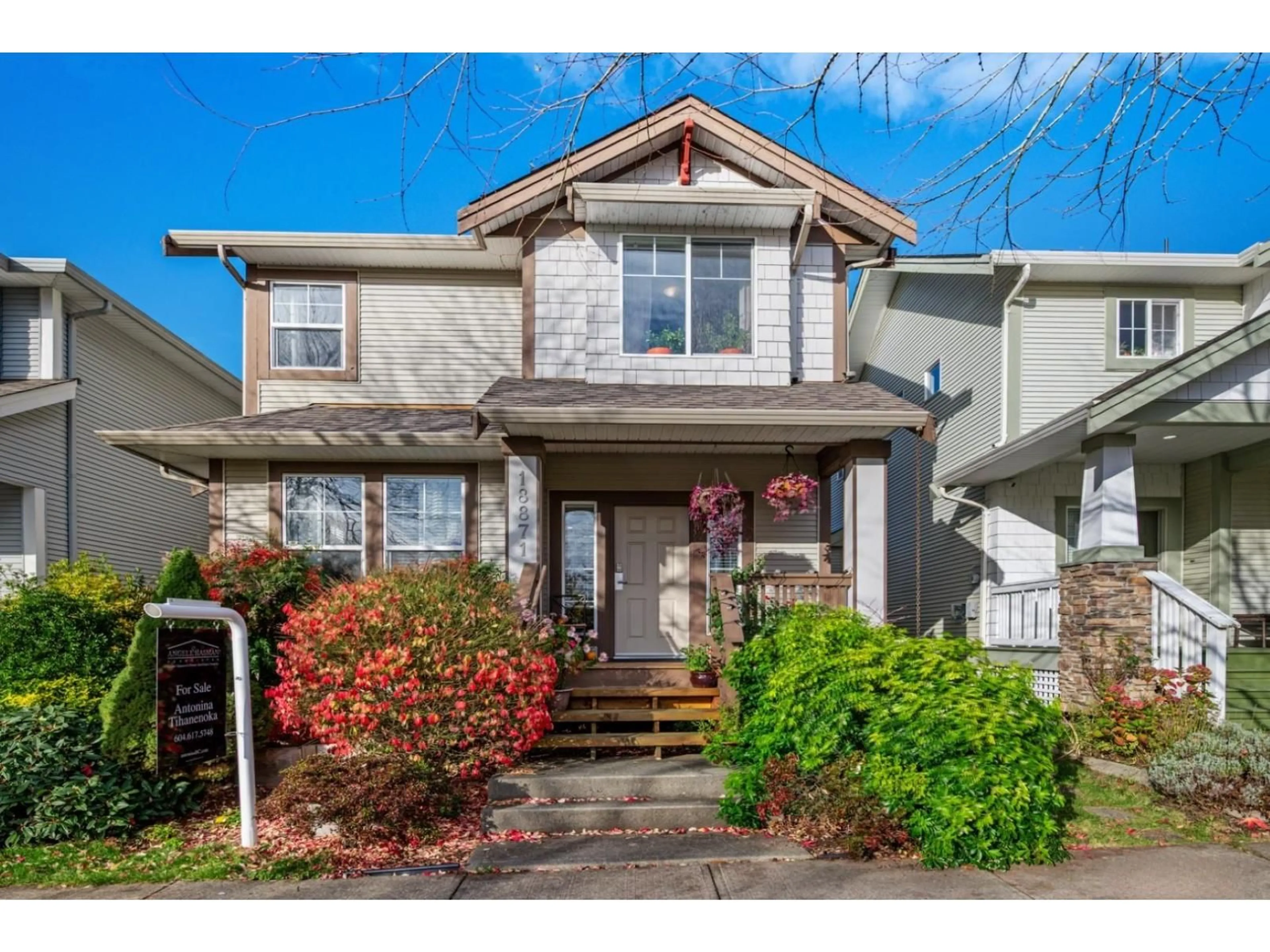 Home with vinyl exterior material, street for 18871 71 AVENUE, Surrey British Columbia V4N5M7