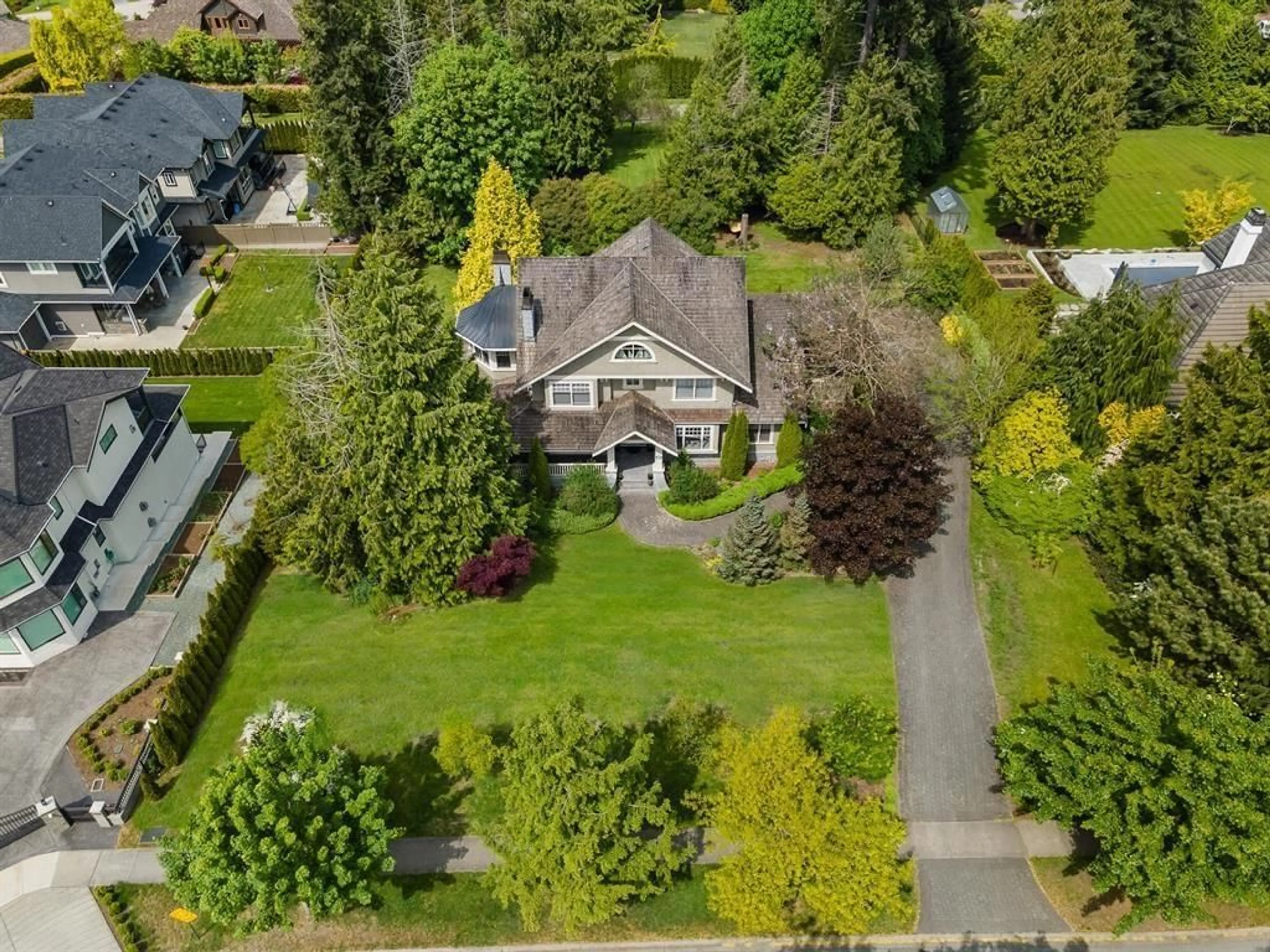 A pic from outside/outdoor area/front of a property/back of a property/a pic from drone, street for 16211 29 AVENUE, Surrey British Columbia V3Z9X4