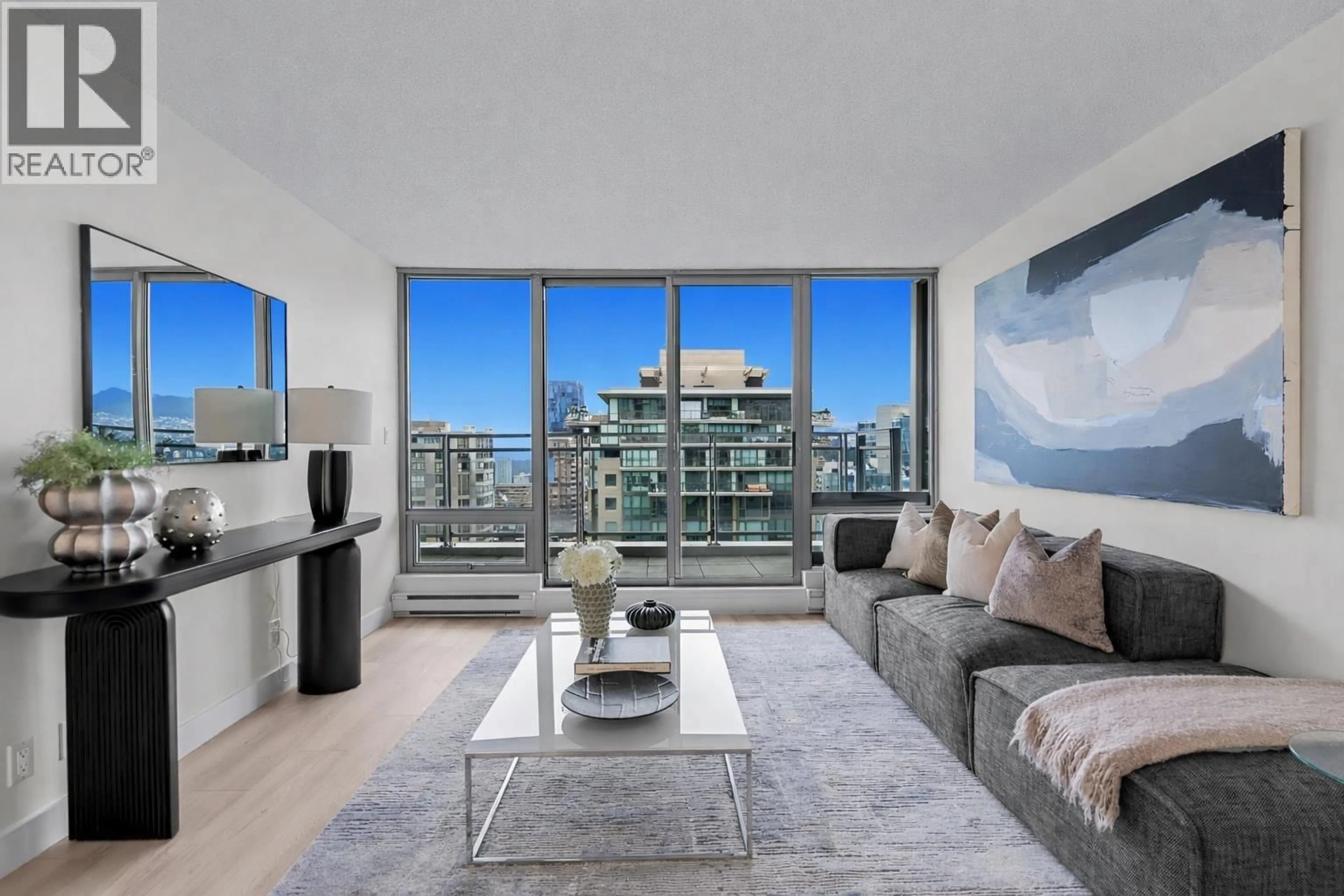 Living room with furniture, unknown for 2806 - 1288 GEORGIA STREET, Vancouver British Columbia V6E4R3