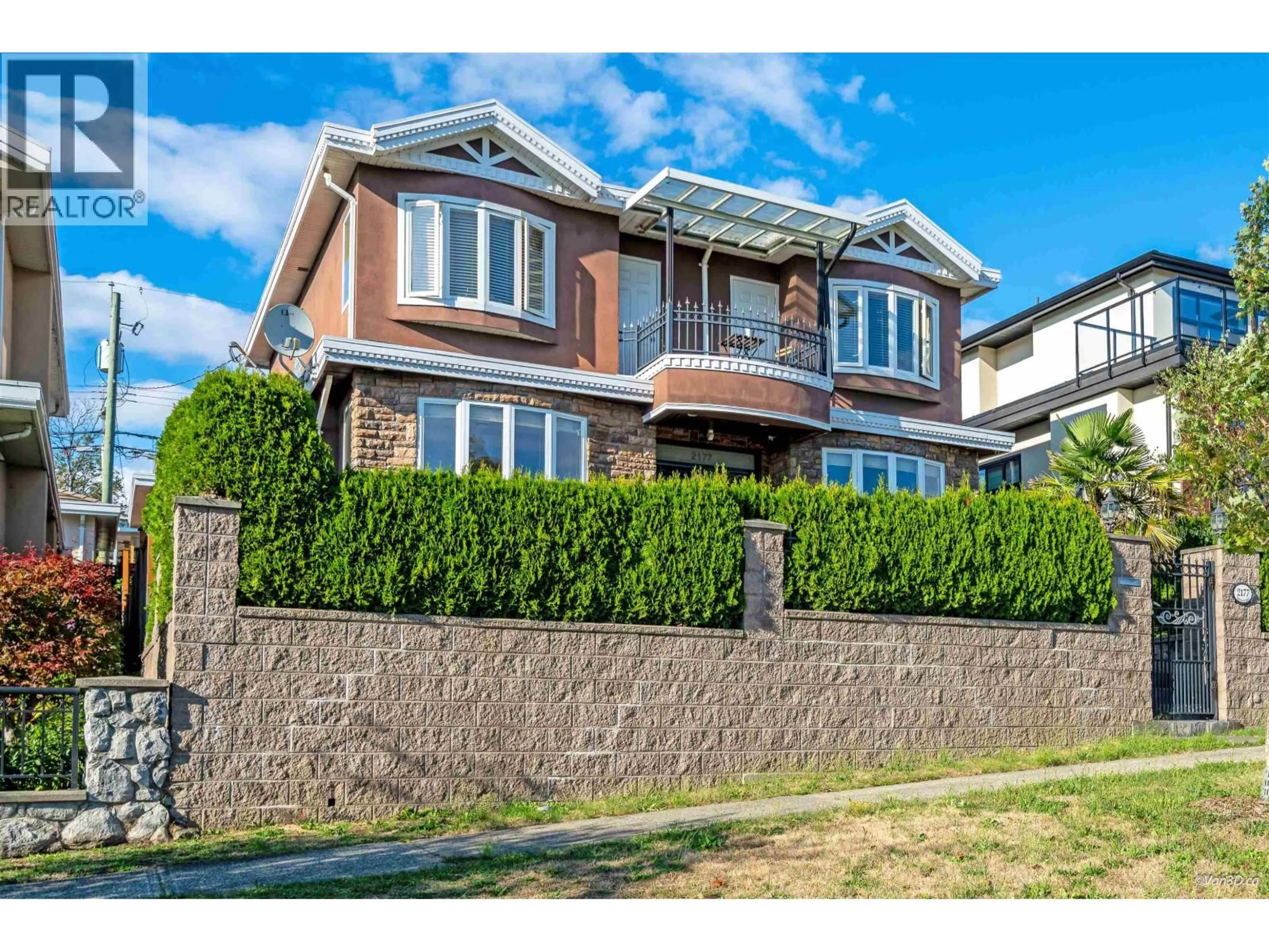 Home with brick exterior material, street for 2177 BONACCORD DRIVE, Vancouver British Columbia V5P2N8