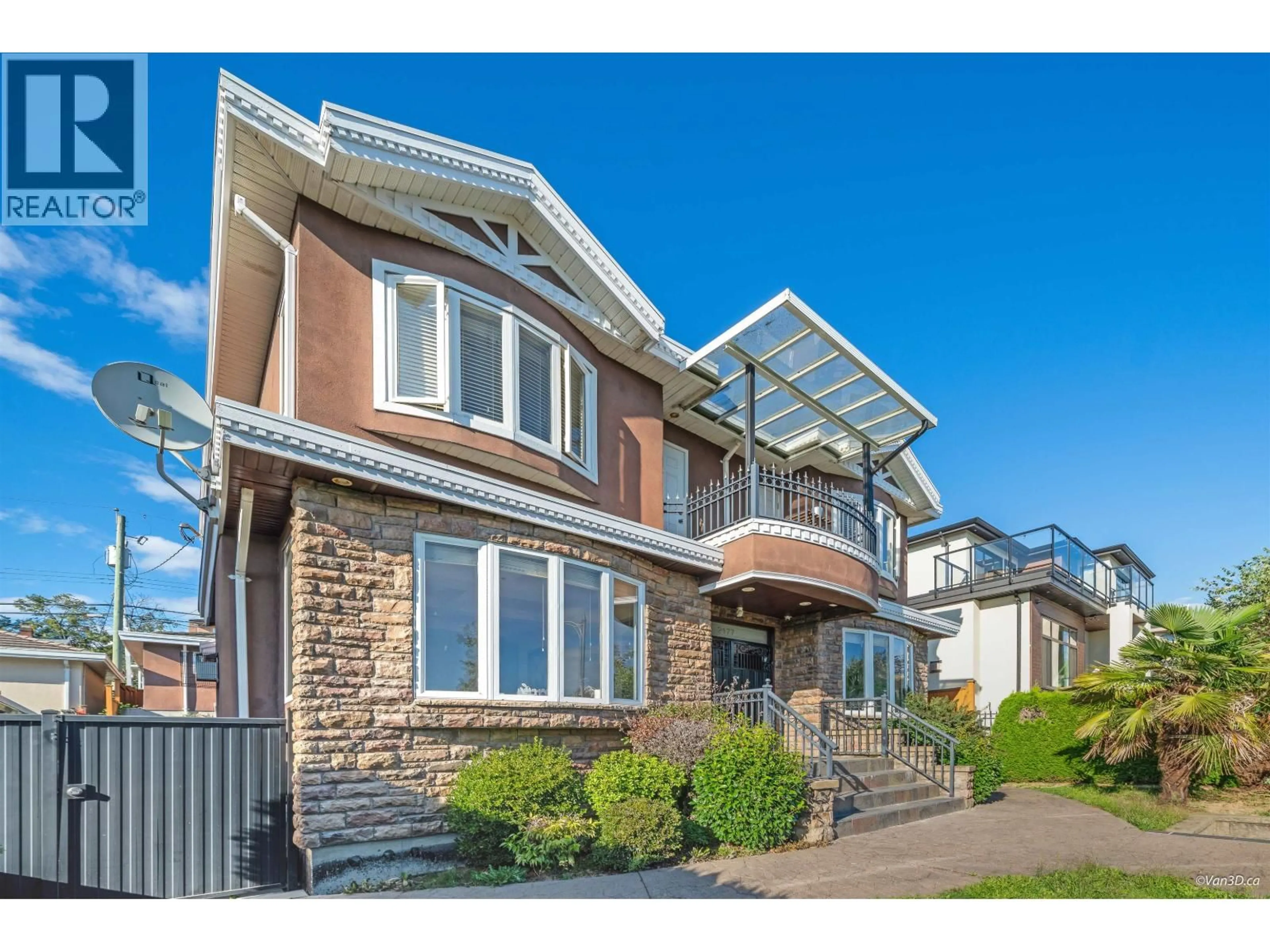 Home with brick exterior material, street for 2177 BONACCORD DRIVE, Vancouver British Columbia V5P2N8