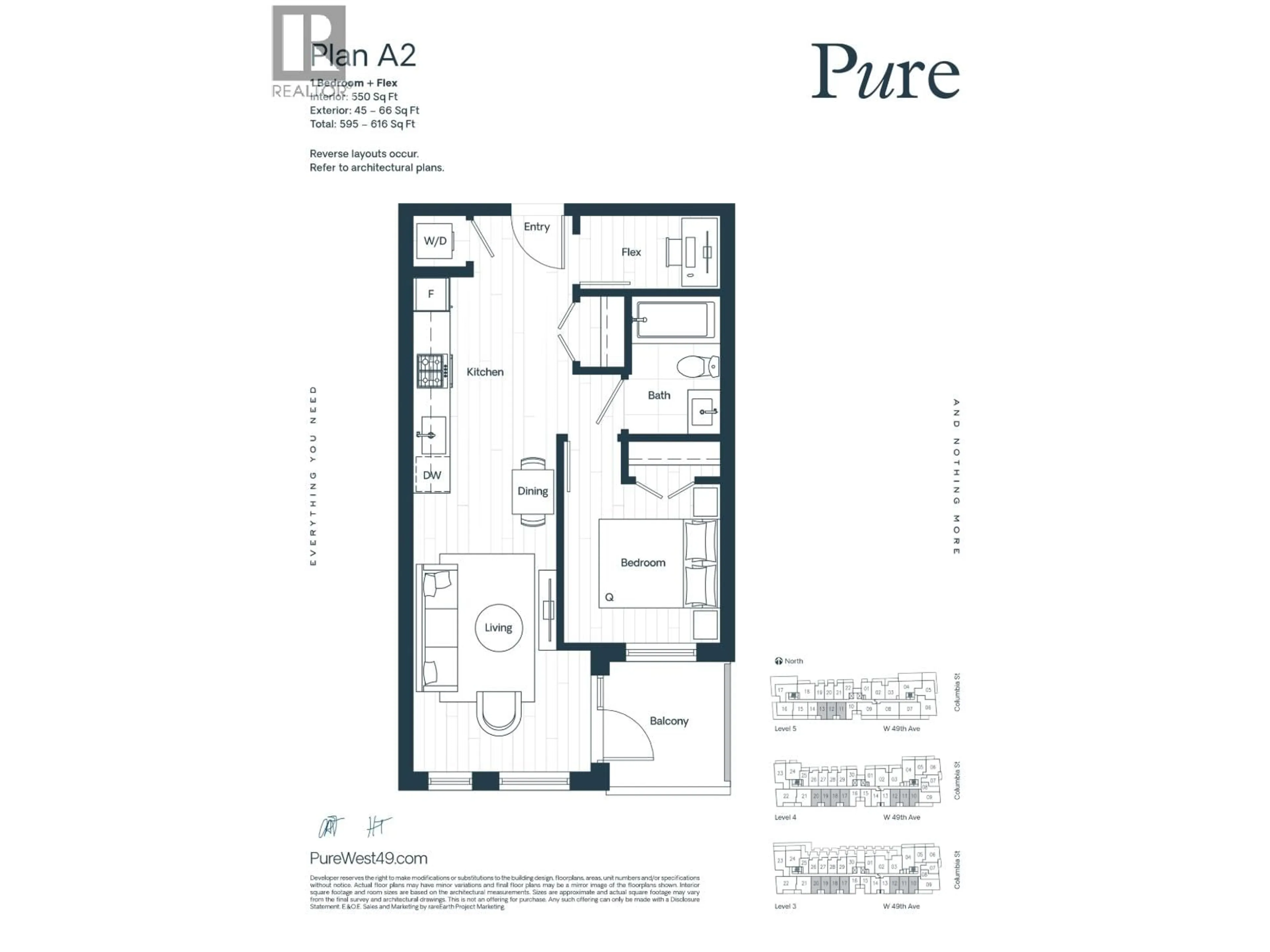Floor plan for 310 - 263 49TH AVENUE, Vancouver British Columbia V5Y0R2