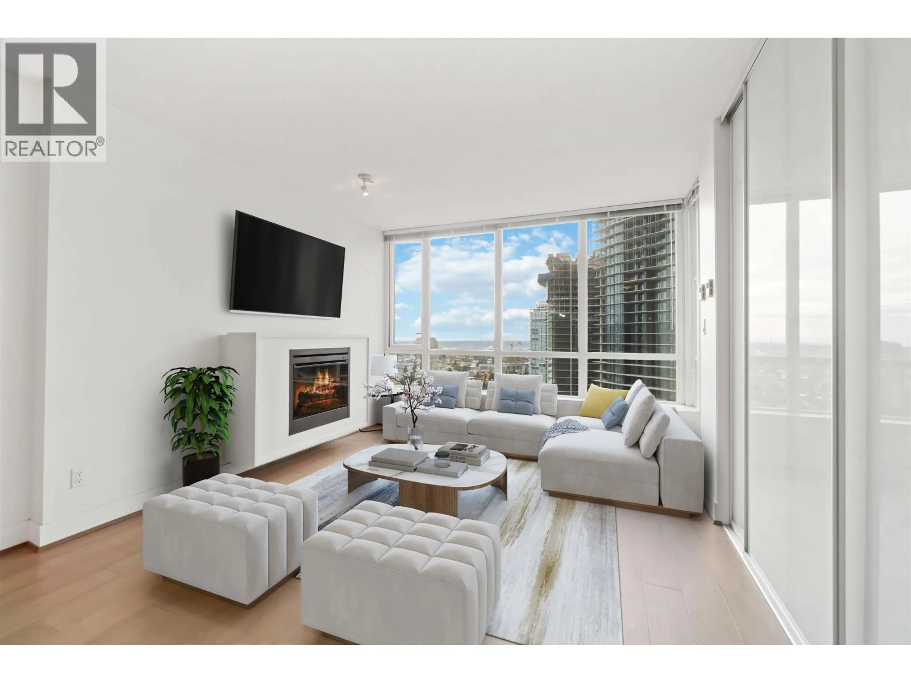 Living room with furniture, unknown for 3107 - 4808 HAZEL STREET, Burnaby British Columbia V5H0A2