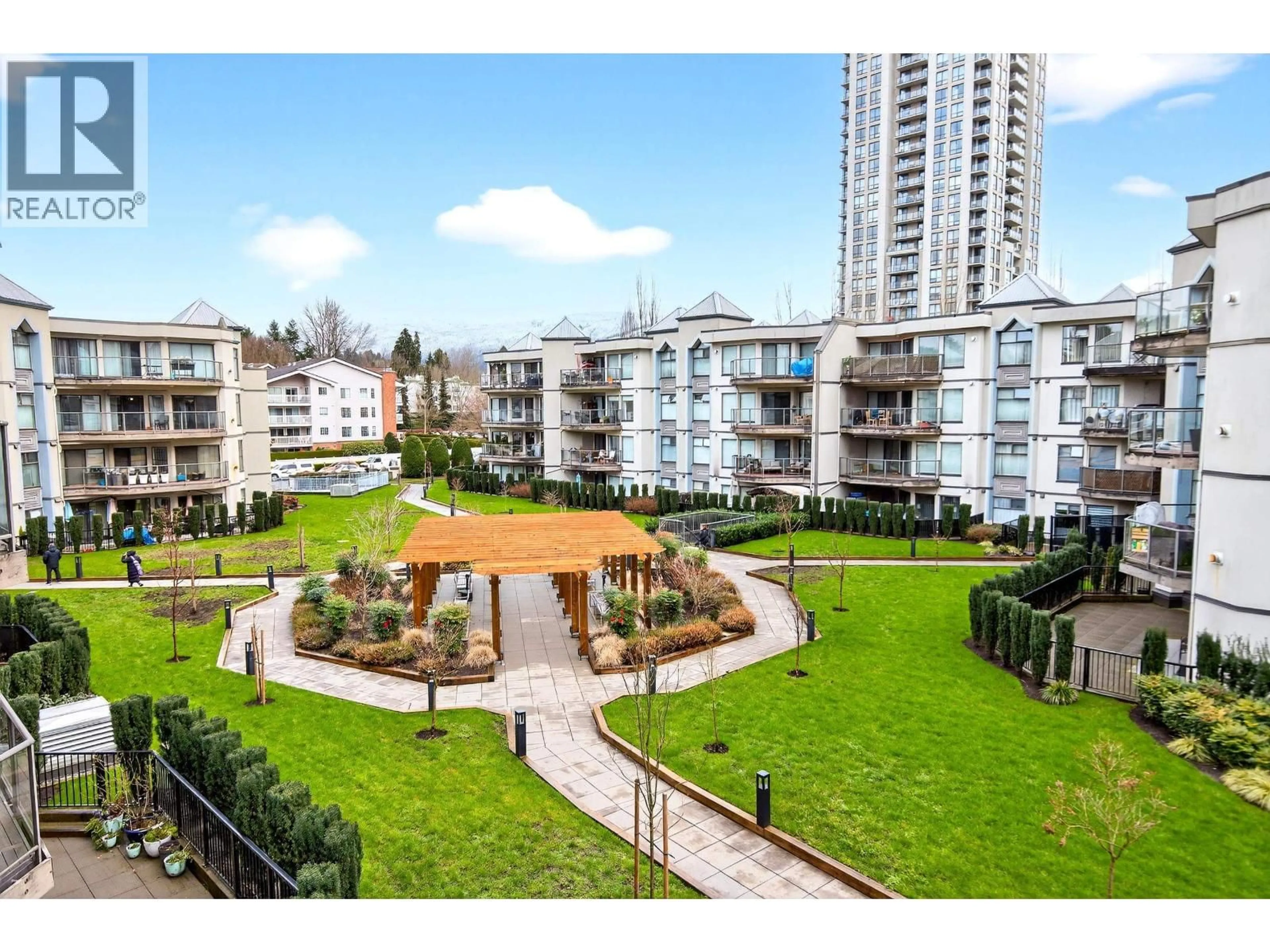 A pic from outside/outdoor area/front of a property/back of a property/a pic from drone, city buildings view from balcony for 310 - 2968 BURLINGTON DRIVE, Coquitlam British Columbia V3B7N4