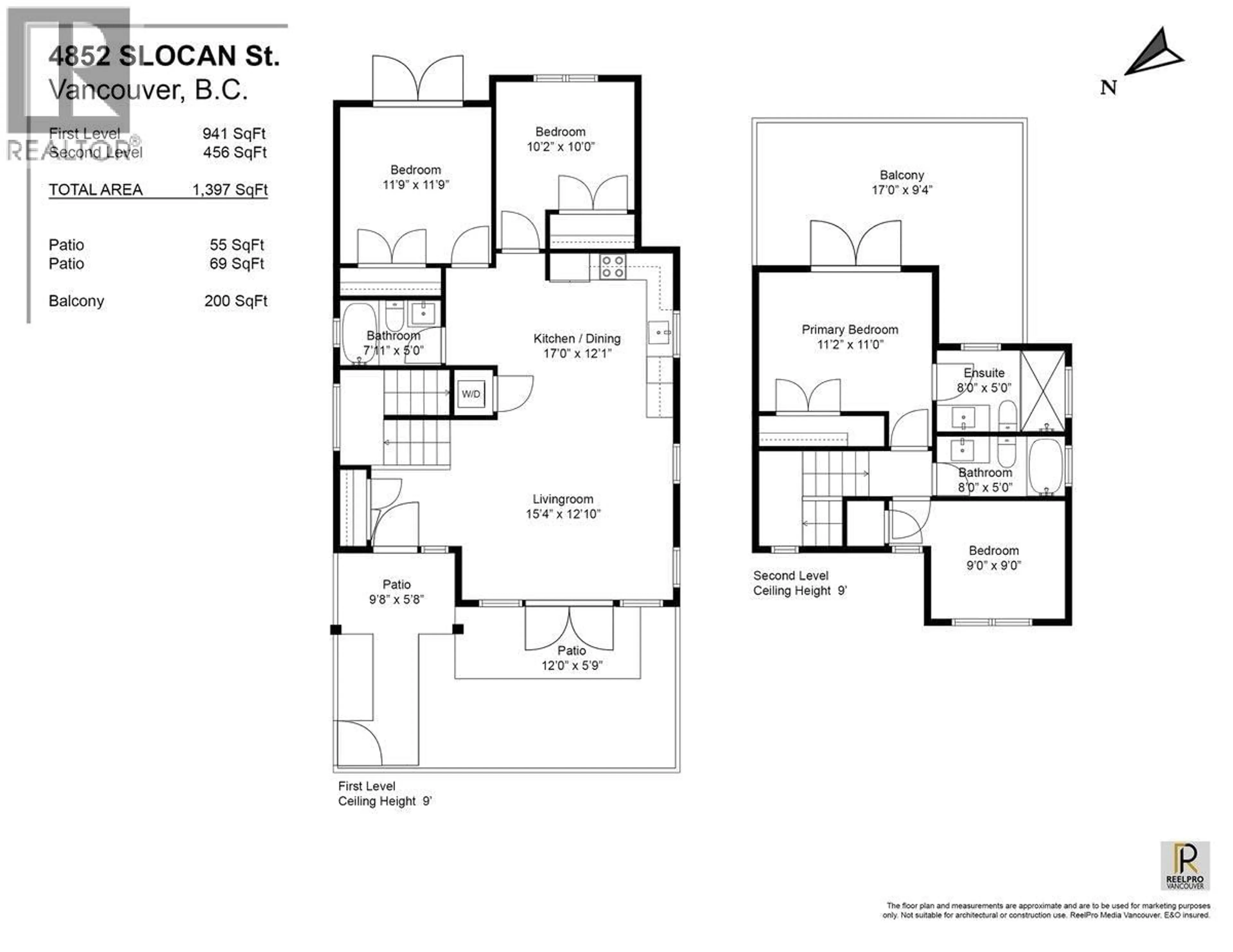 Floor plan for 4852 SLOCAN STREET, Vancouver British Columbia V5R2A3