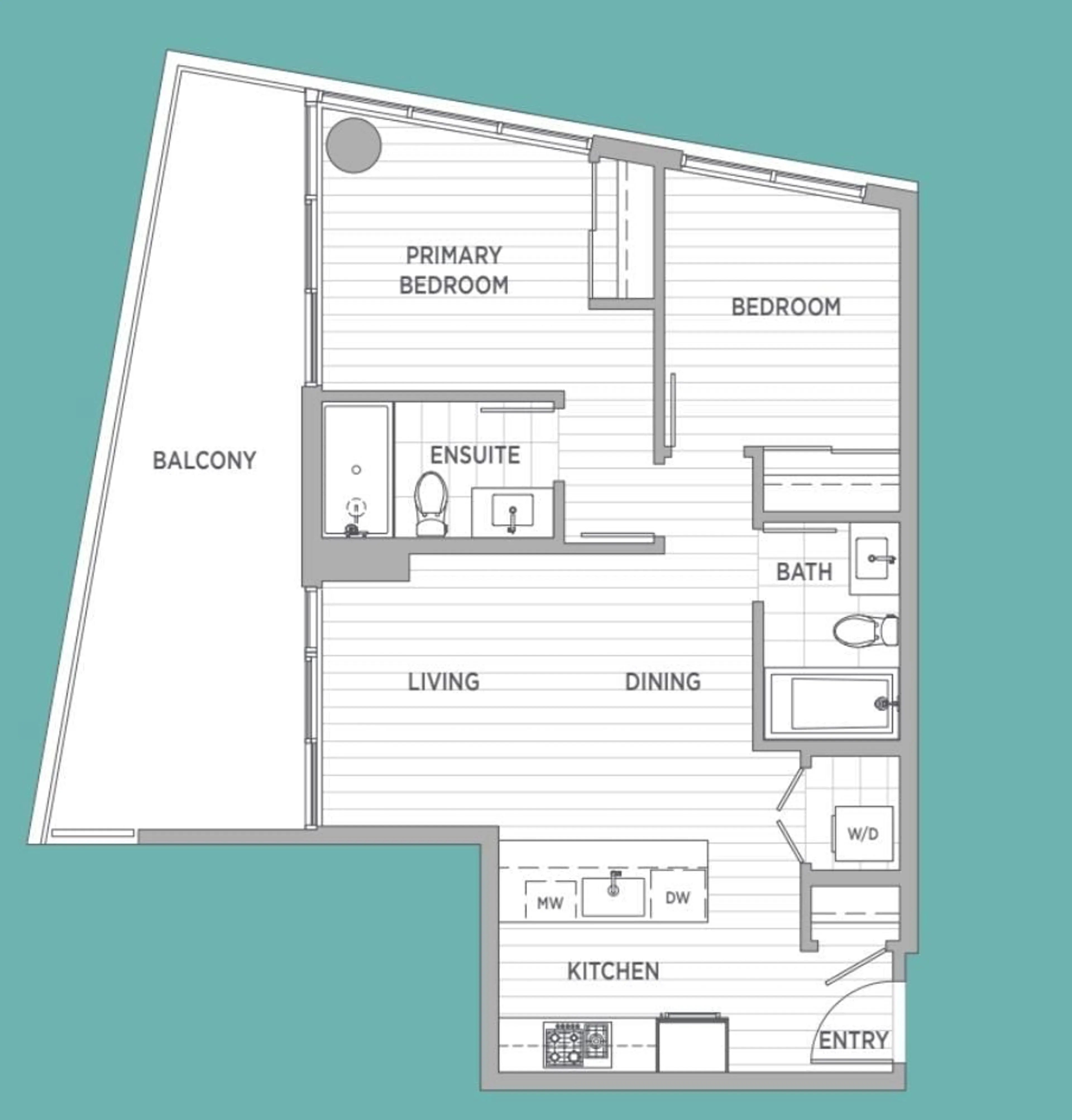Floor plan for 1804 - 10333 133 AVENUE, Surrey British Columbia V3T0V1