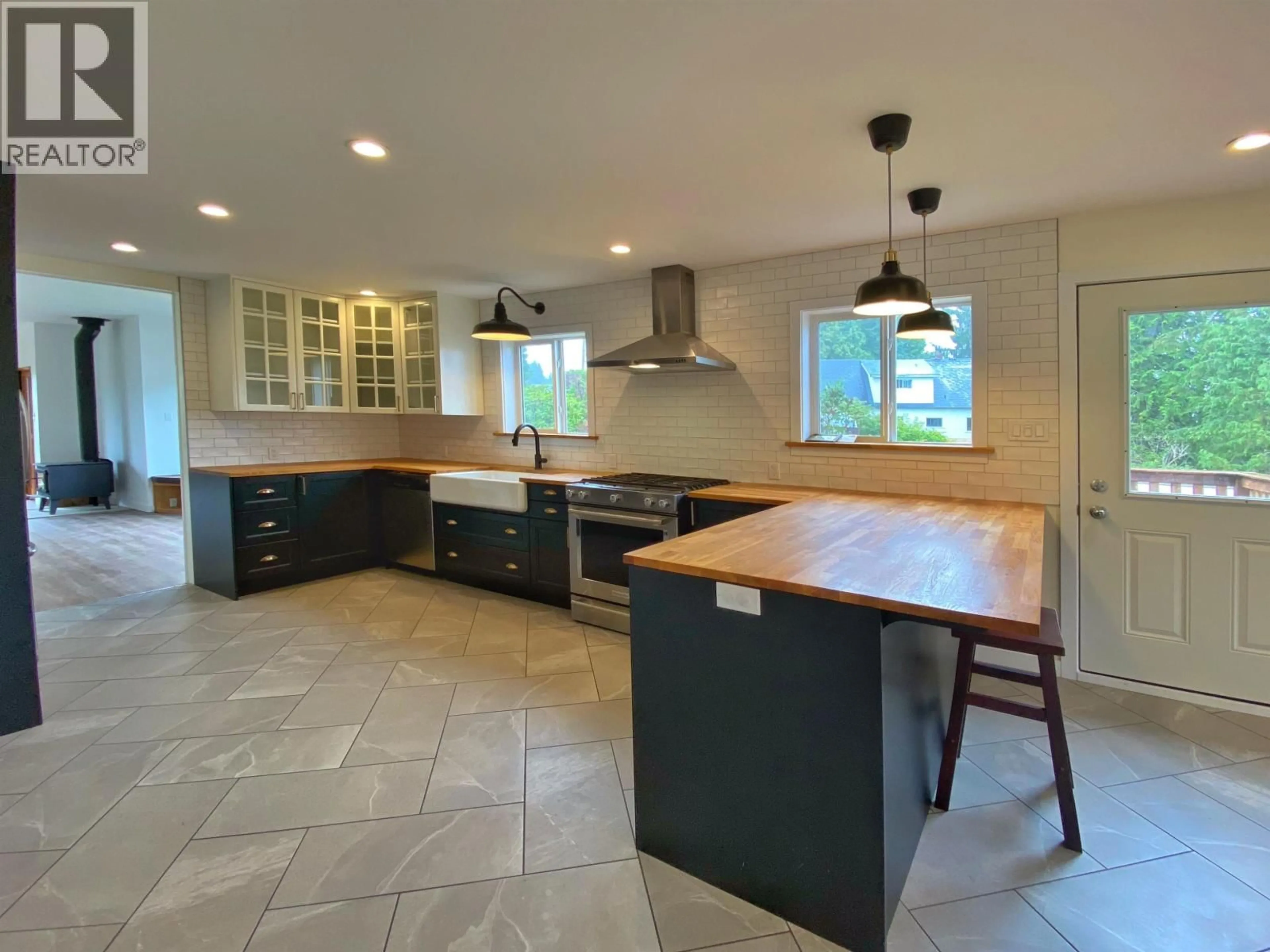 Open concept kitchen, ceramic/tile floor for 2103 SEAL COVE CIRCLE, Prince Rupert British Columbia V8J2G4