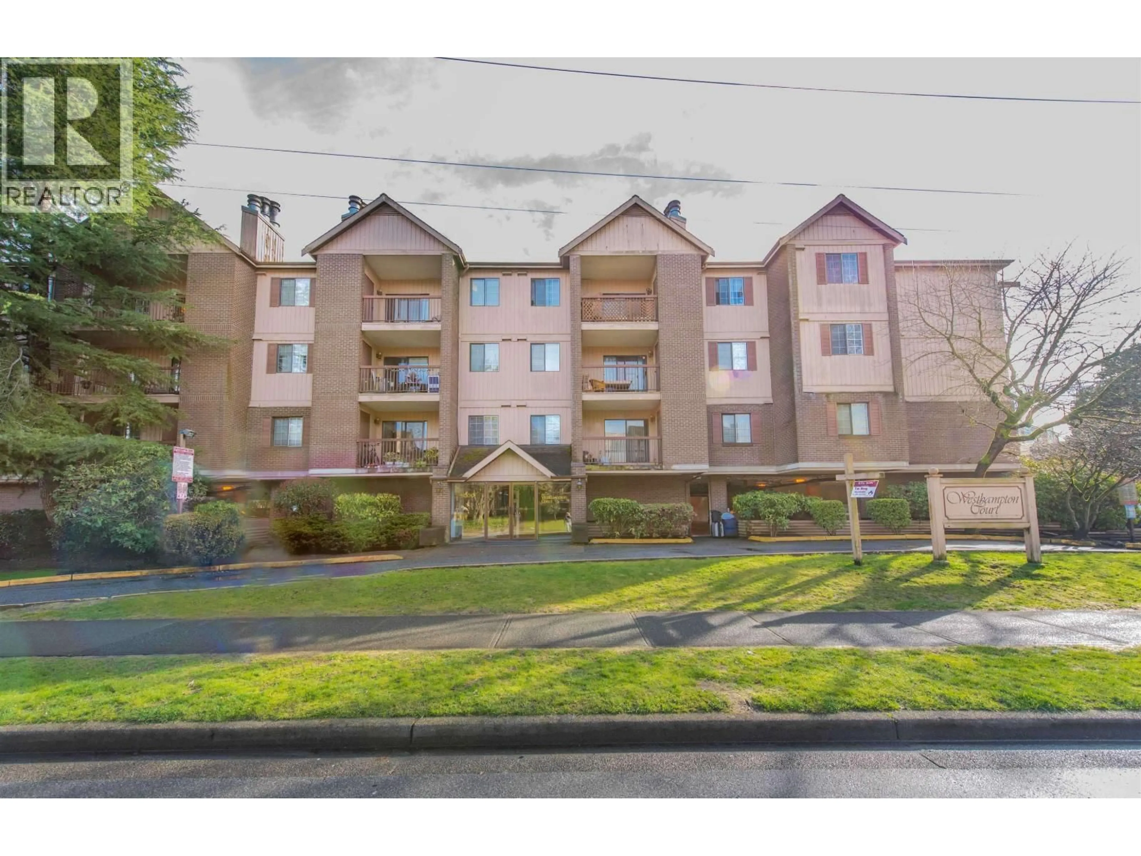 A pic from outside/outdoor area/front of a property/back of a property/a pic from drone, street for 329 - 8500 ACKROYD ROAD, Richmond British Columbia V6X3H8