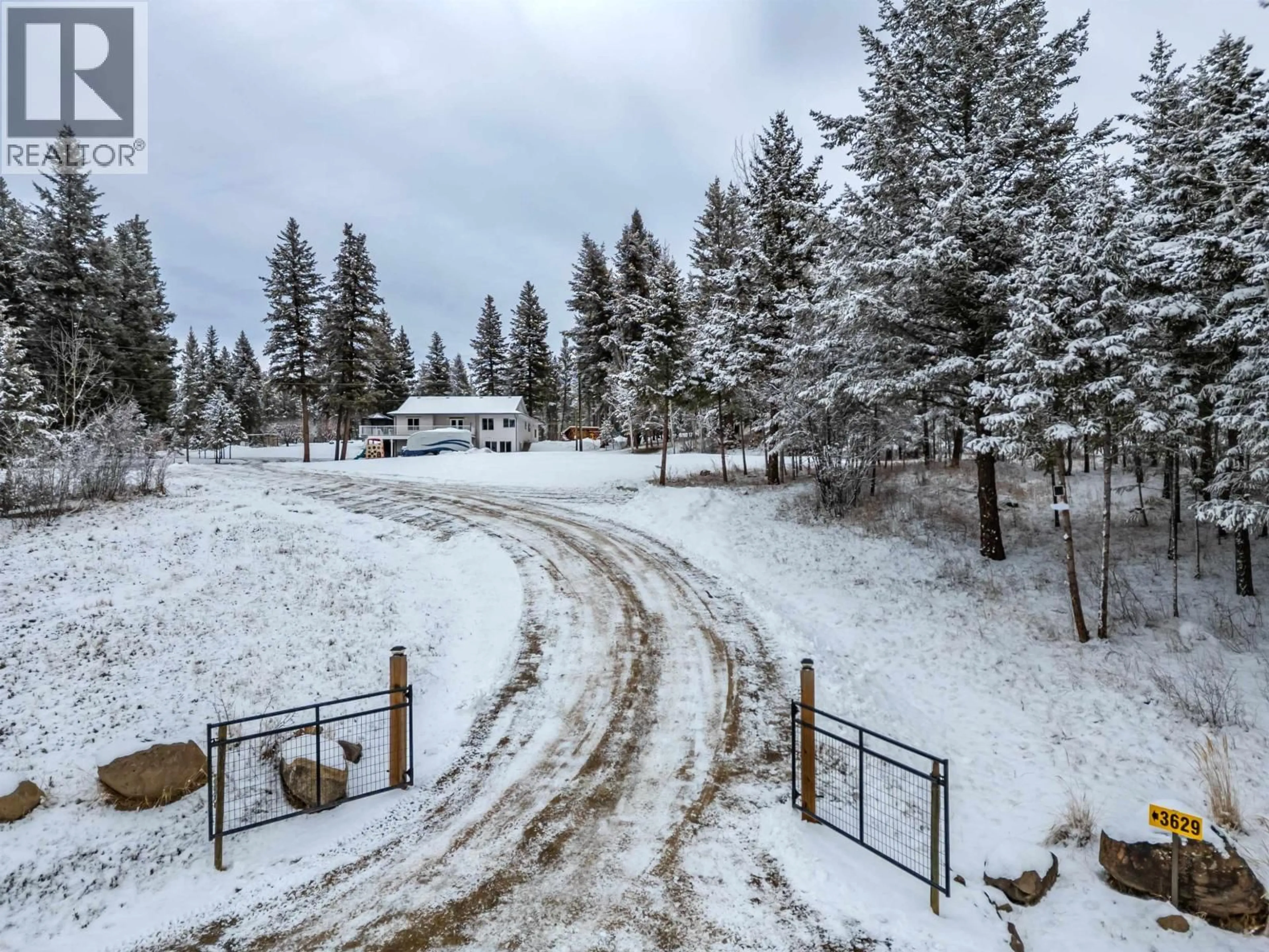 A pic from outside/outdoor area/front of a property/back of a property/a pic from drone, unknown for 3629 CARIBOO 97 HIGHWAY, Lac La Hache British Columbia V0K1T1