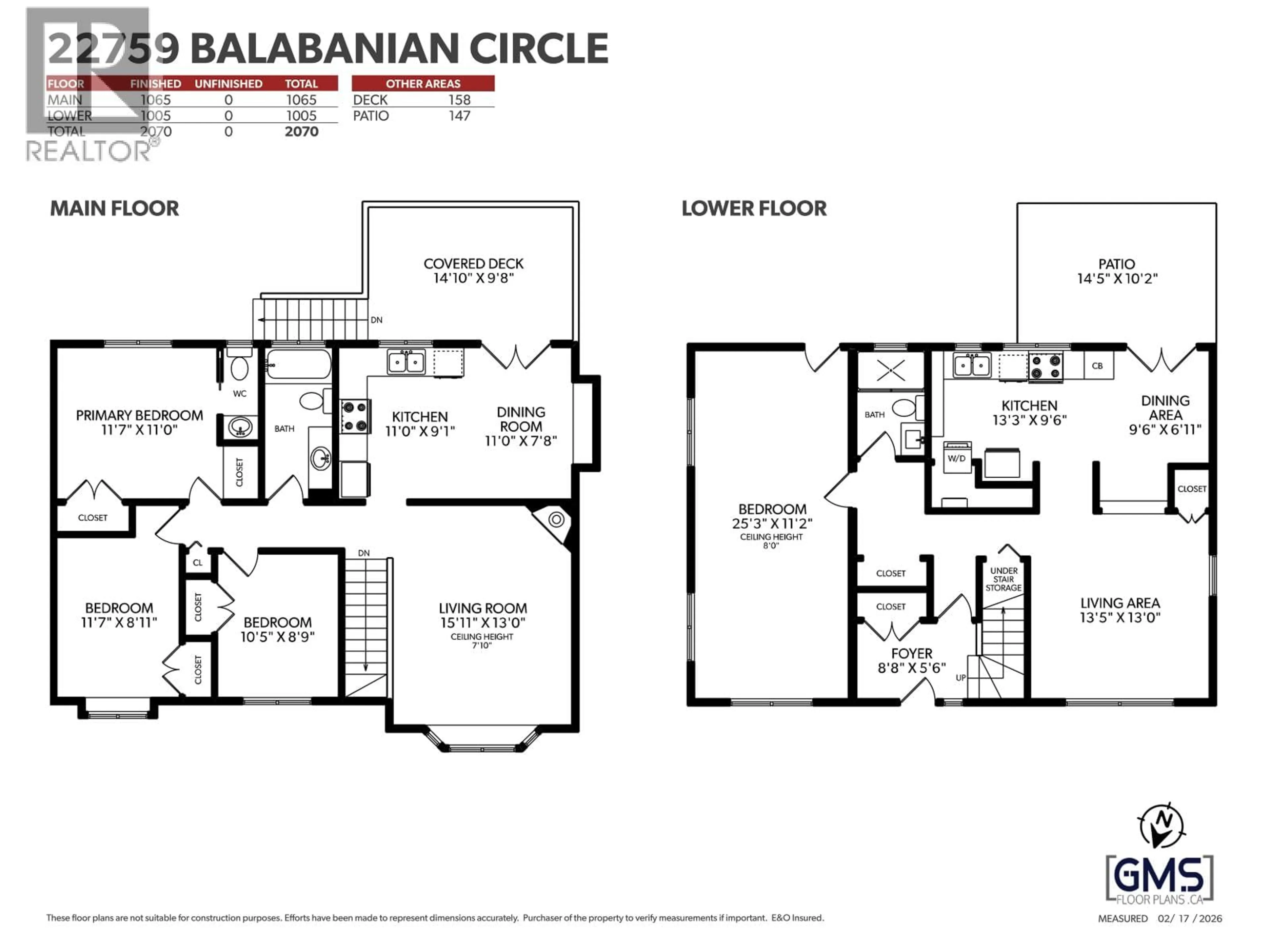 Floor plan for 22759 BALABANIAN CIRCLE, Maple Ridge British Columbia V2X8Z5