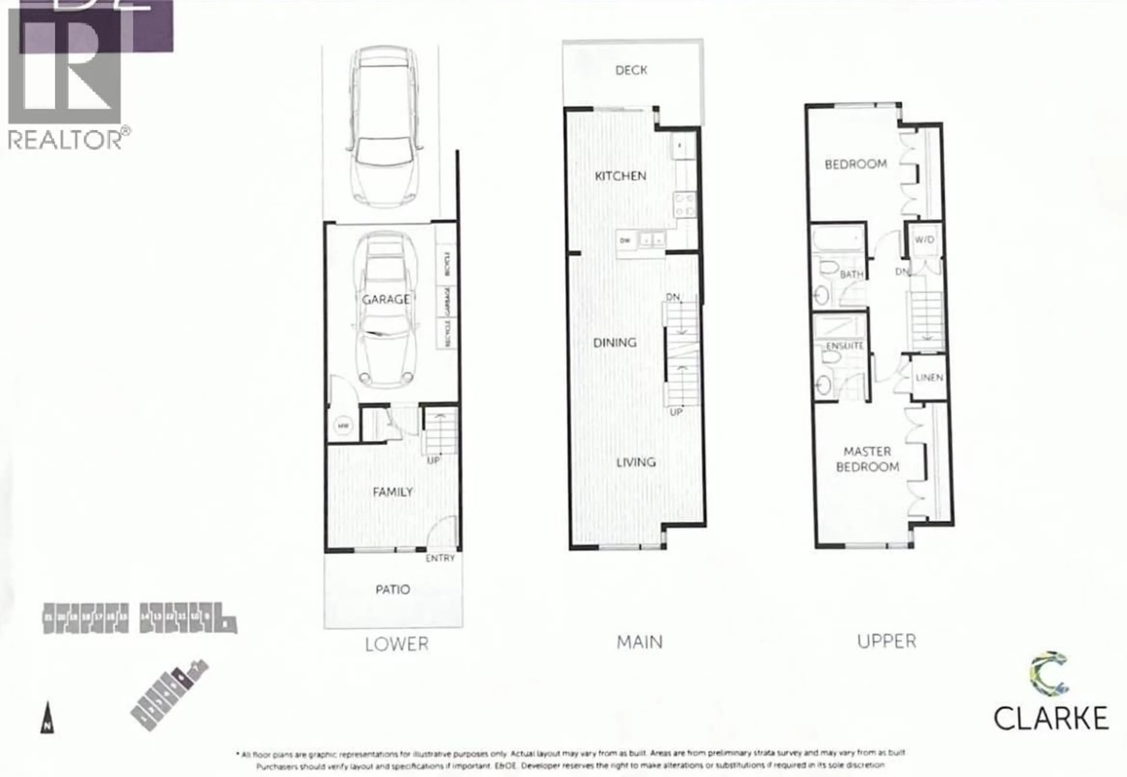 Floor plan for 6 - 909 CLARKE ROAD, Port Moody British Columbia V3H1L6