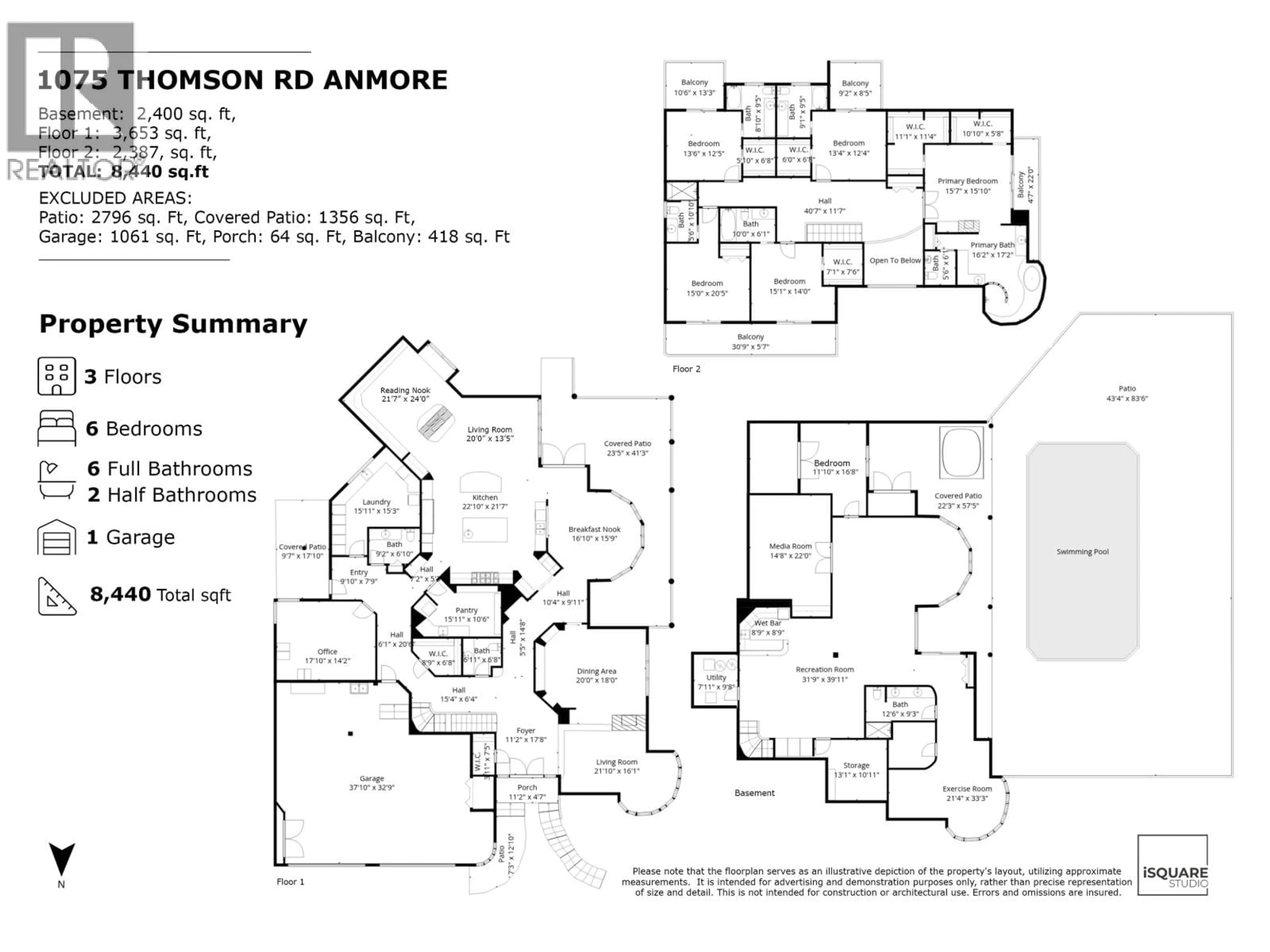 Floor plan for 1075 THOMSON ROAD, Anmore British Columbia V3H4X9