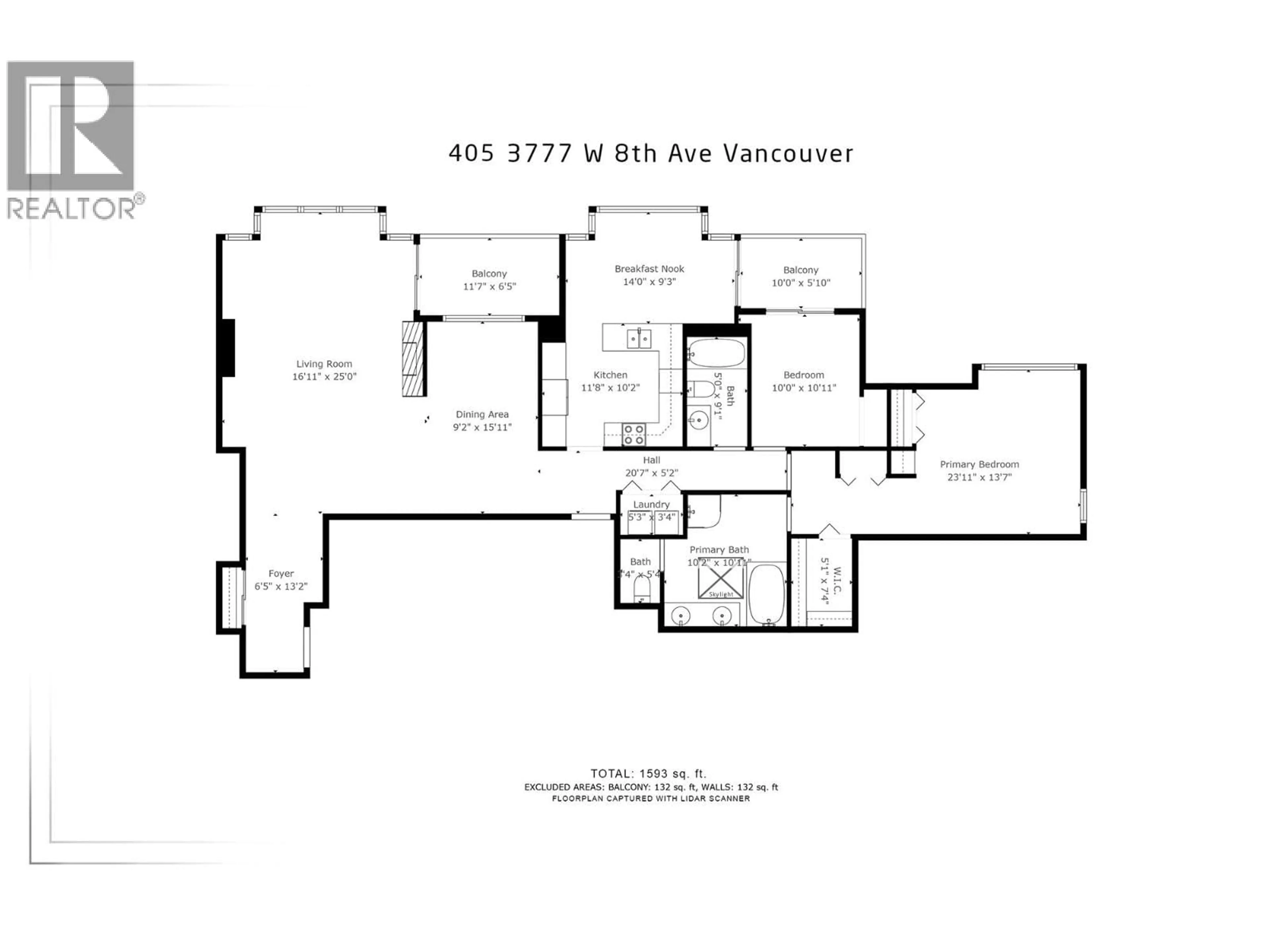 Floor plan for 405 - 3777 8TH AVENUE, Vancouver British Columbia V6R1Z2
