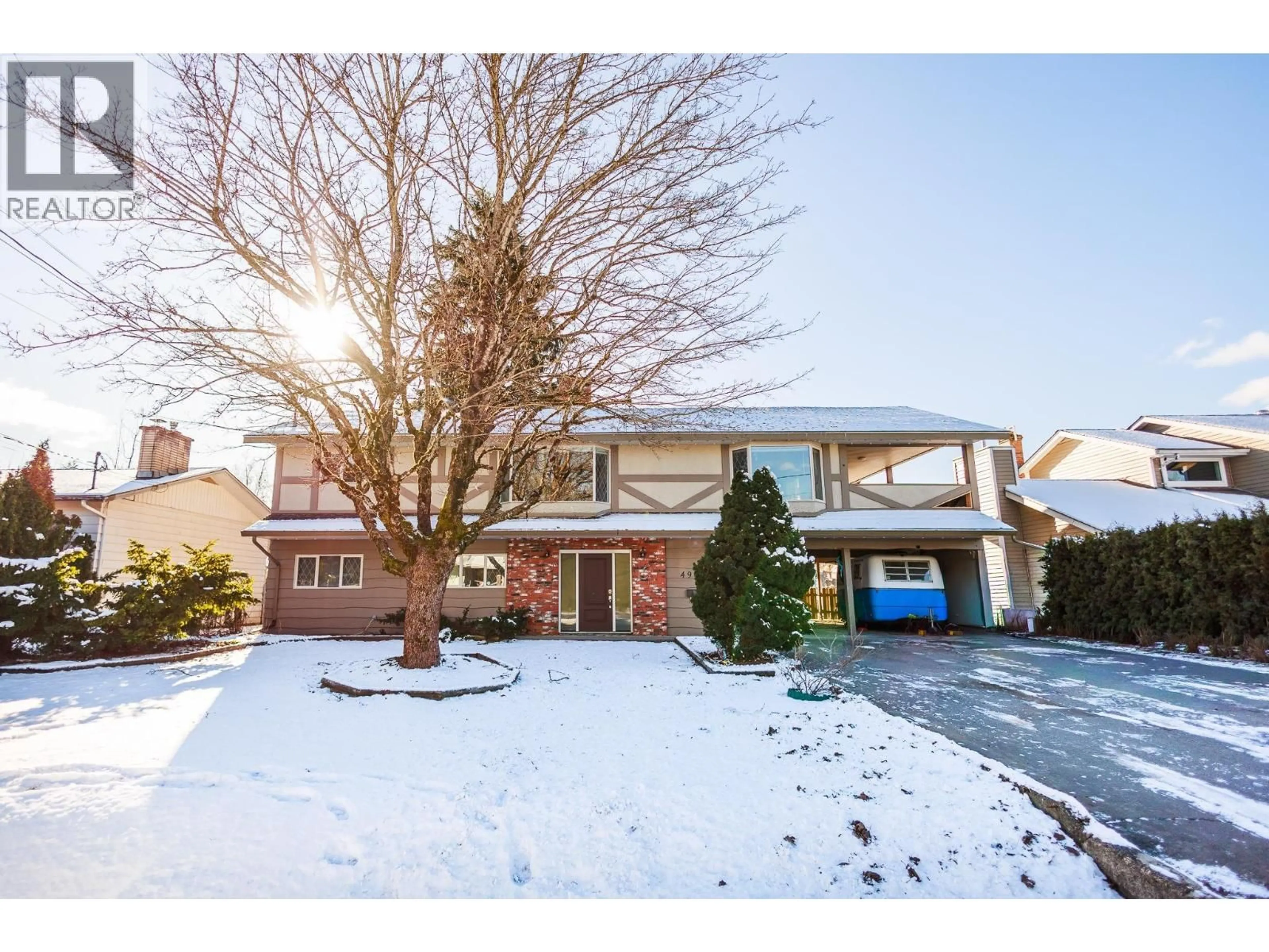 A pic from outside/outdoor area/front of a property/back of a property/a pic from drone, street for 4941 GAIR AVENUE, Terrace British Columbia V8G2K1