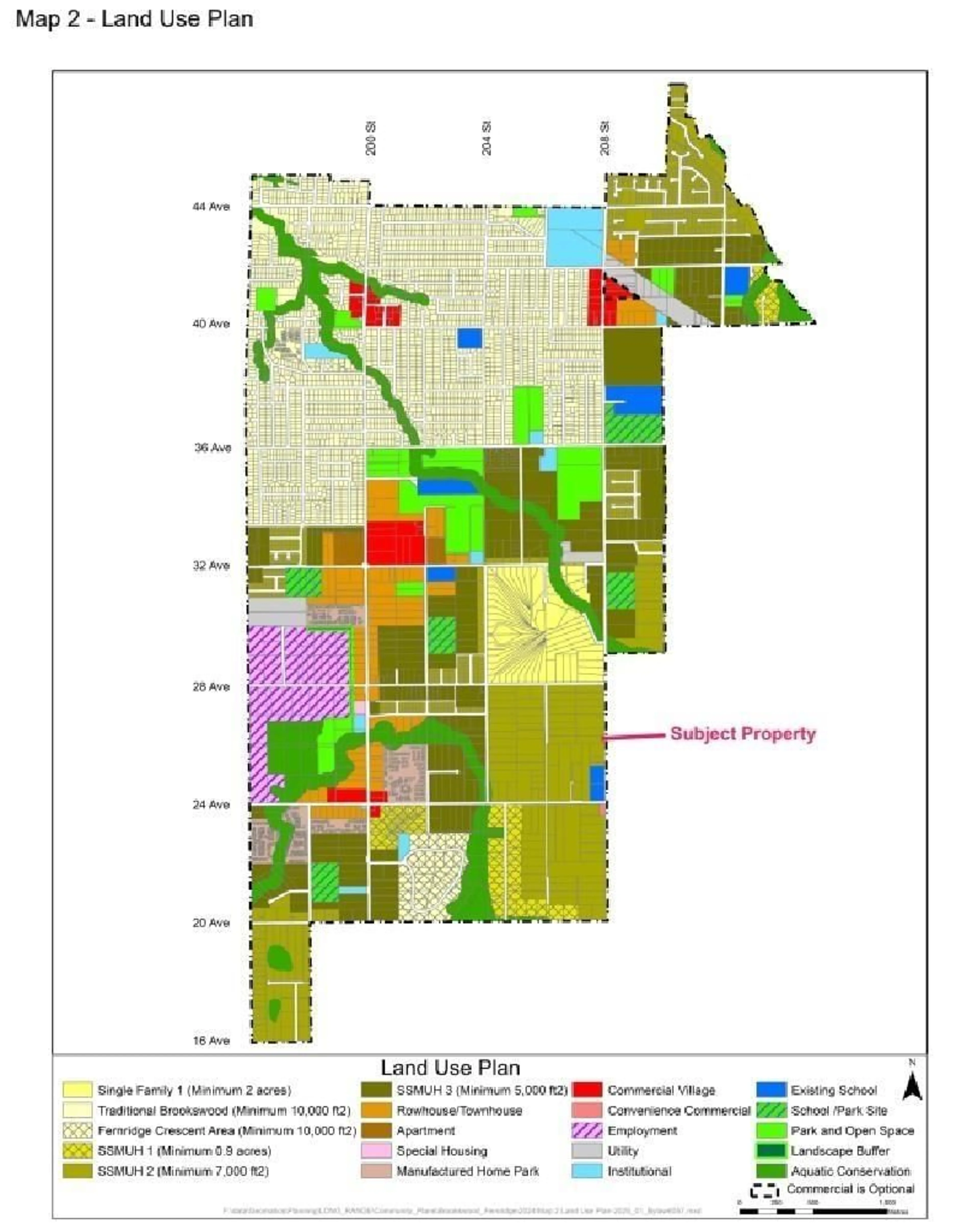 Picture of a map for 2617 208 STREET, Langley British Columbia V2Z2B1