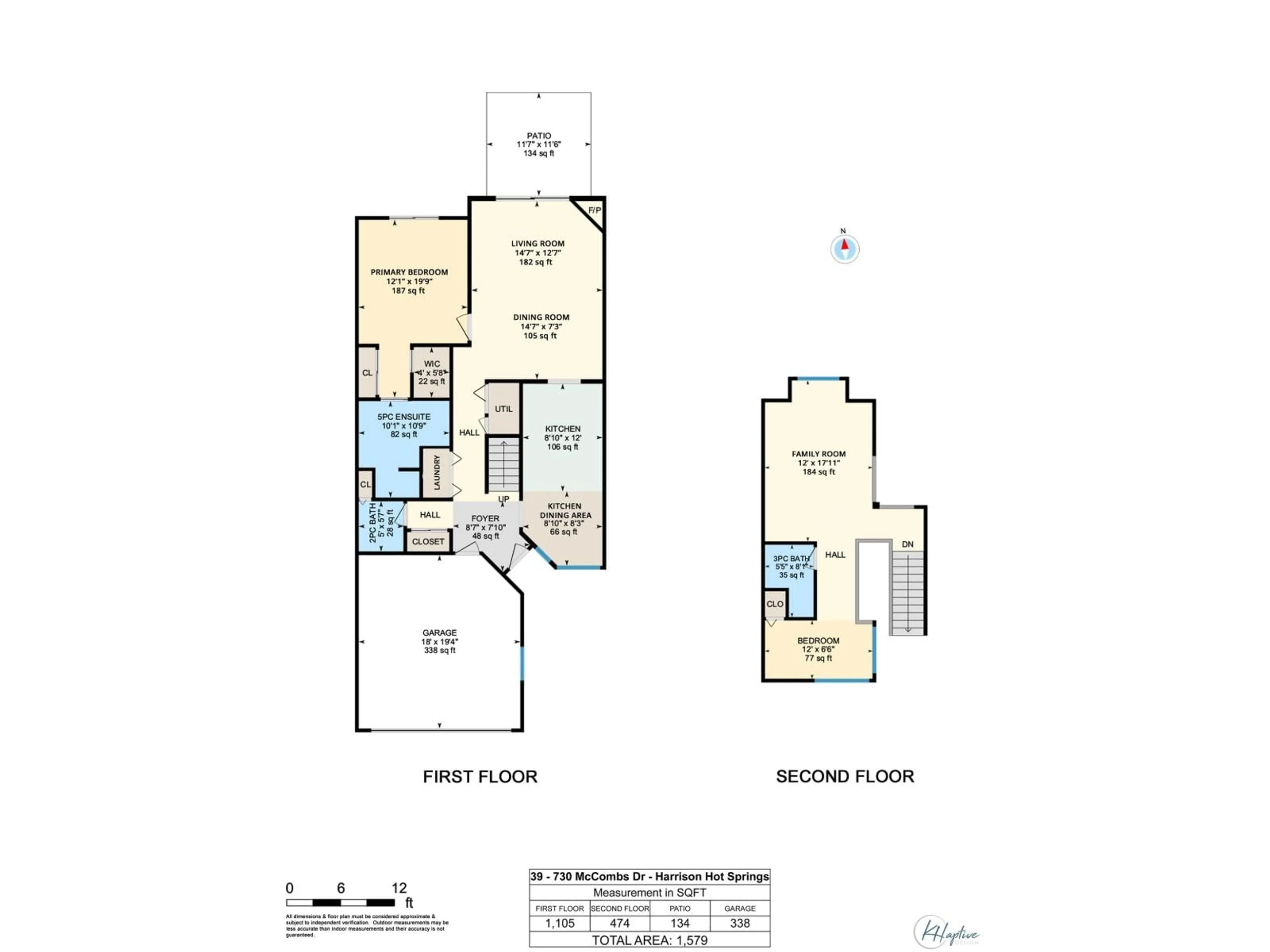 Floor plan for 39 - 730 MCCOMBS DRIVE, Harrison Hot Springs British Columbia V0M1K0