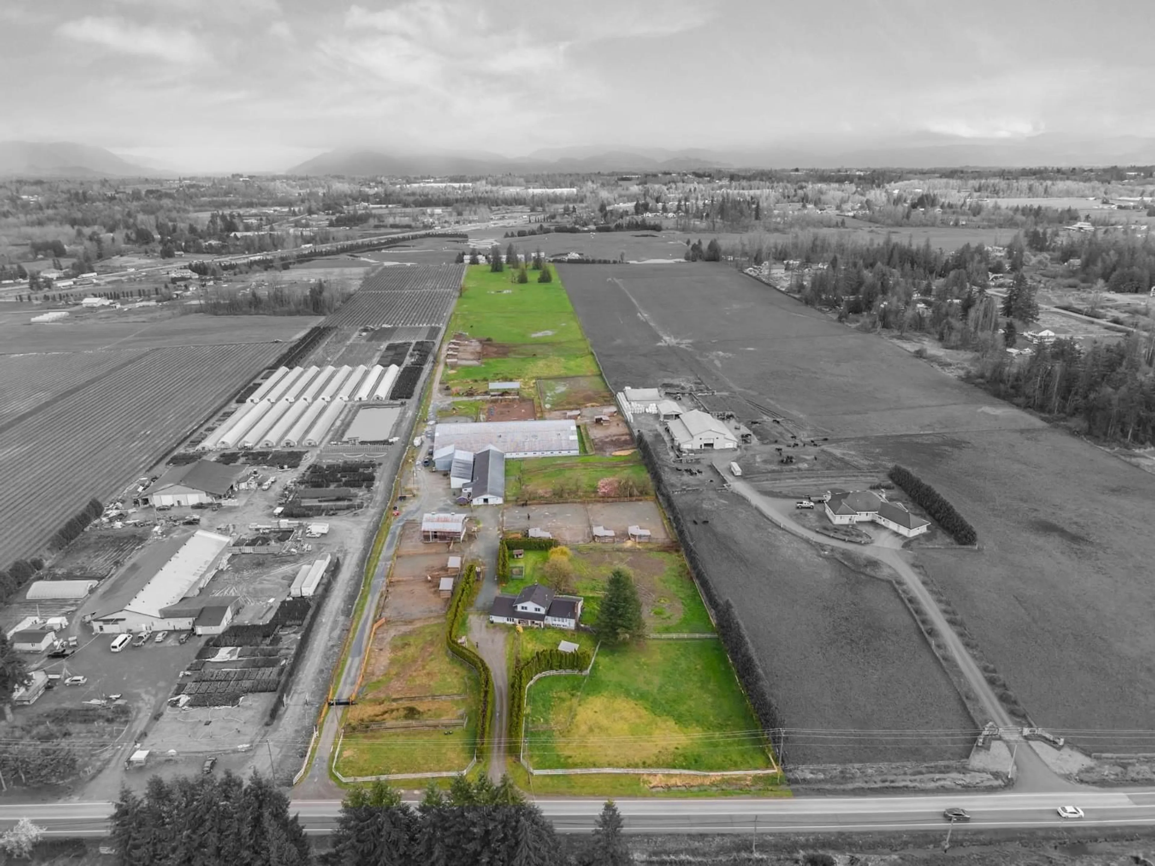 A pic from outside/outdoor area/front of a property/back of a property/a pic from drone, building for 4532 272 STREET, Langley British Columbia V4W1N3