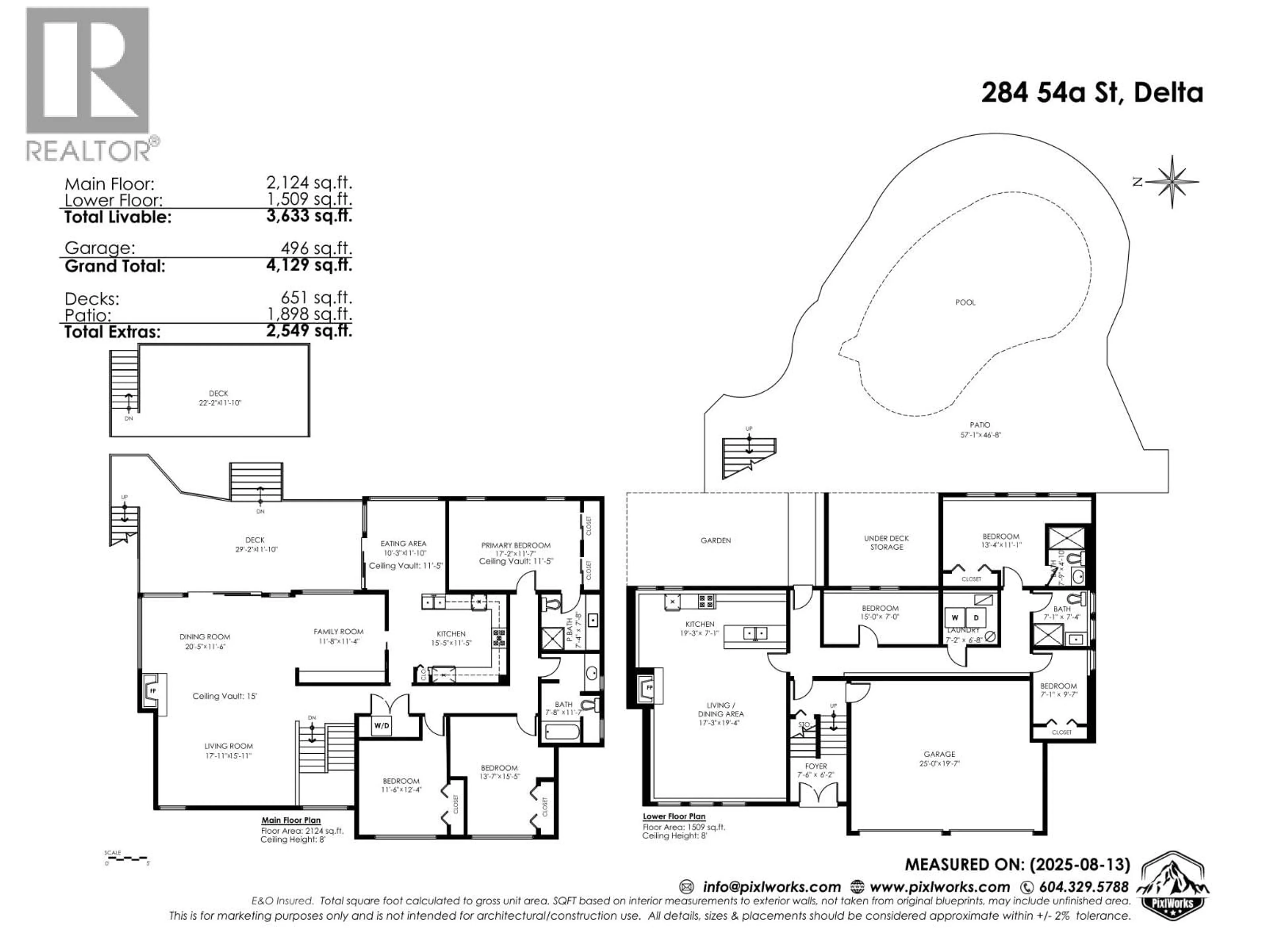 Floor plan for 284 54A STREET, Delta British Columbia V4M3J3