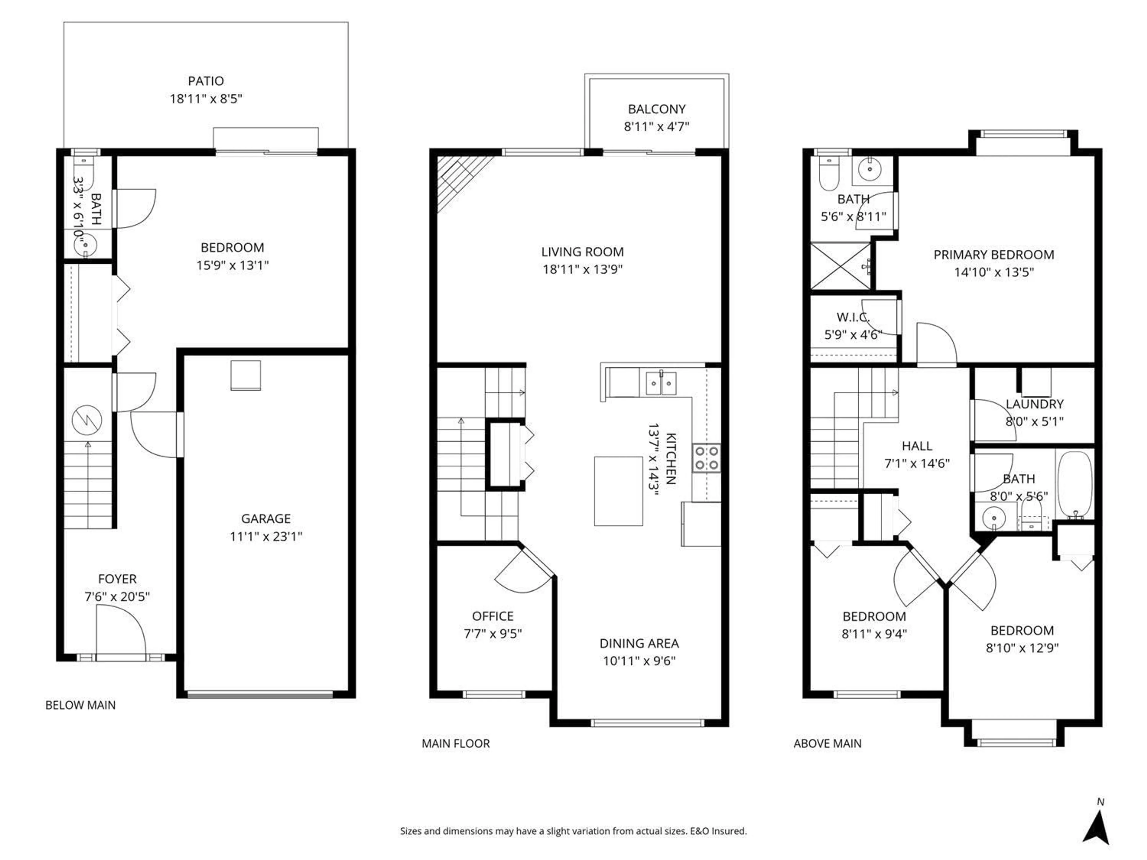 Floor plan for 6 - 9232 WOODBINE STREET, Chilliwack British Columbia V2P5S8
