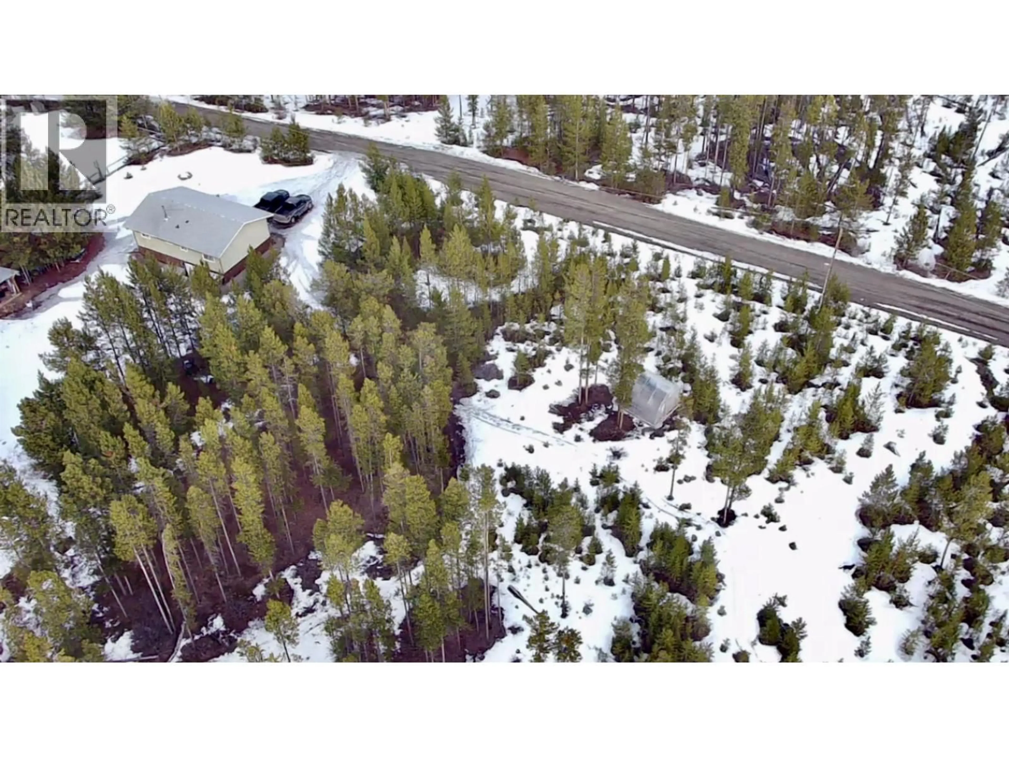 A pic from outside/outdoor area/front of a property/back of a property/a pic from drone, forest/trees view for 5841 THOMPSON ROAD, Williams Lake British Columbia V0L1R0