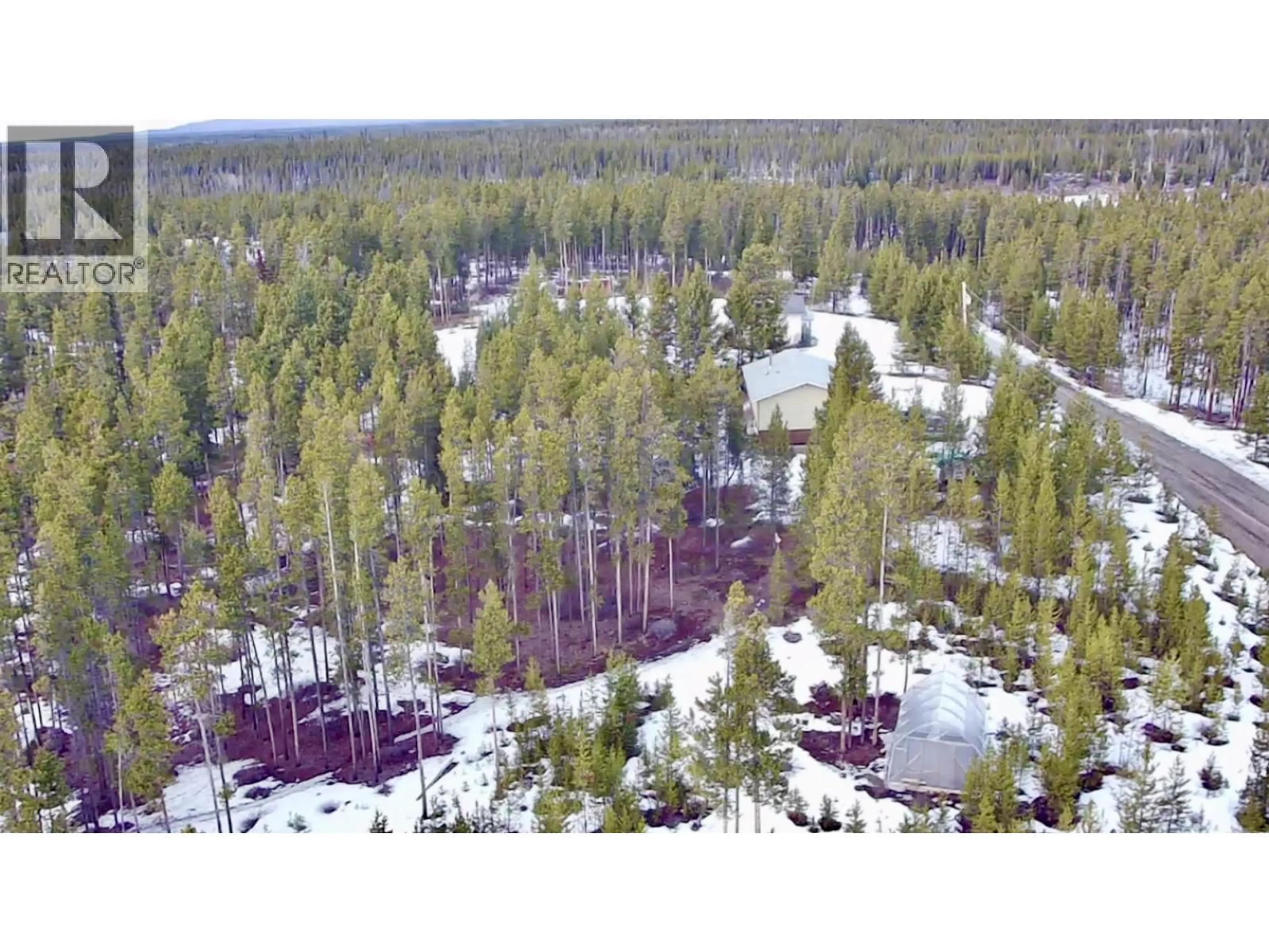 A pic from outside/outdoor area/front of a property/back of a property/a pic from drone, forest/trees view for 5841 THOMPSON ROAD, Williams Lake British Columbia V0L1R0