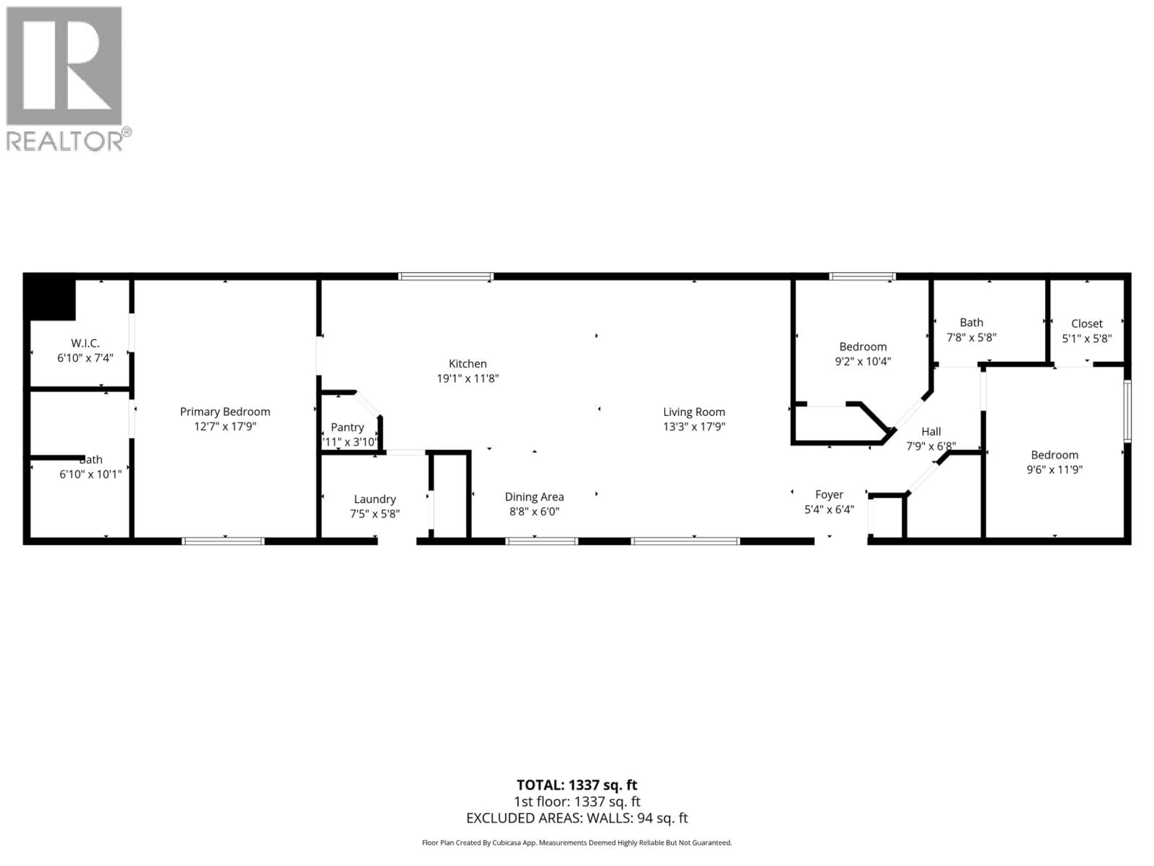 Floor plan for 18 - 5164 HART HIGHWAY, Prince George British Columbia V2K3A1