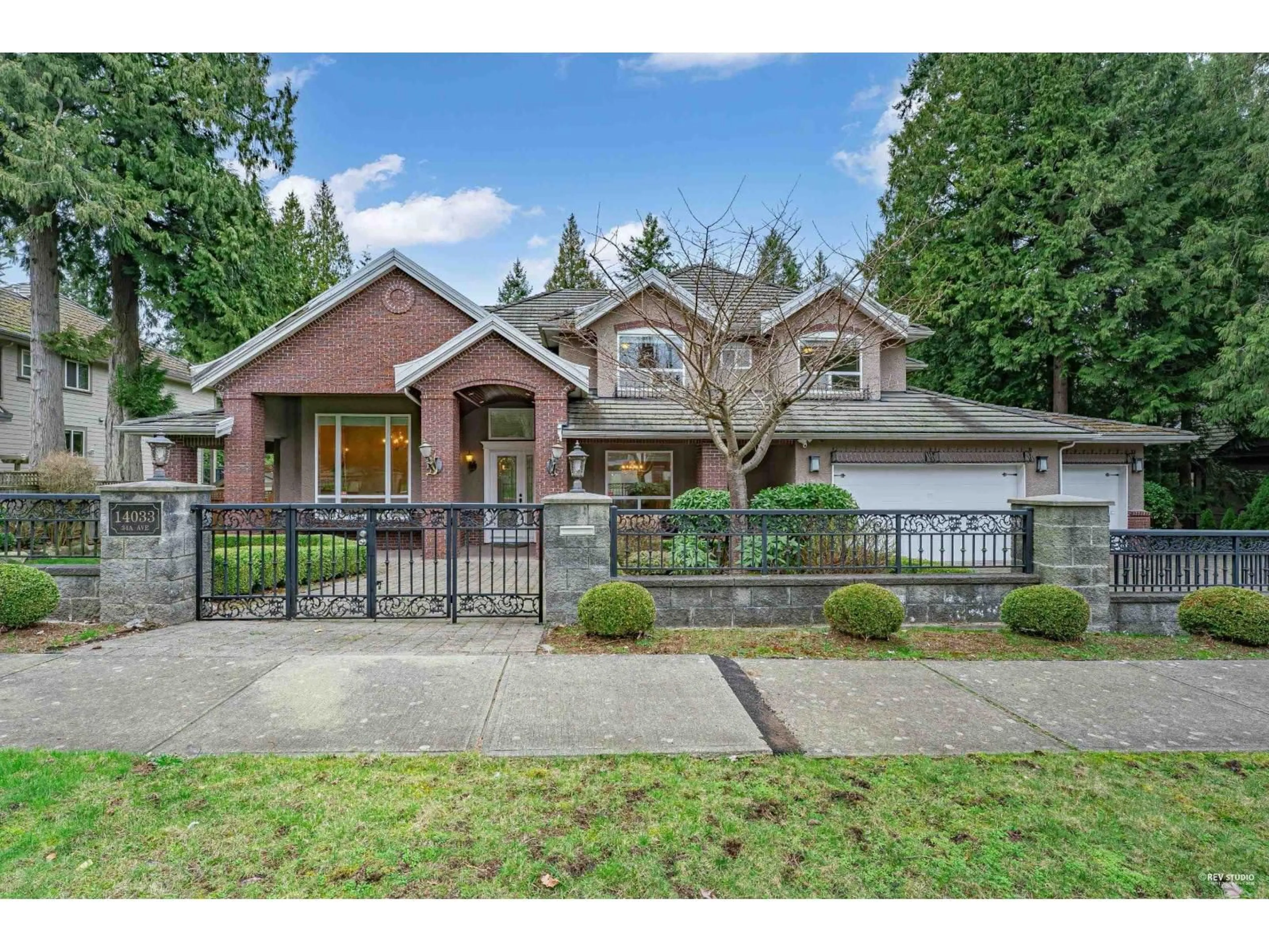 Home with brick exterior material, street for 14033 34A AVENUE, Surrey British Columbia V4P0A8