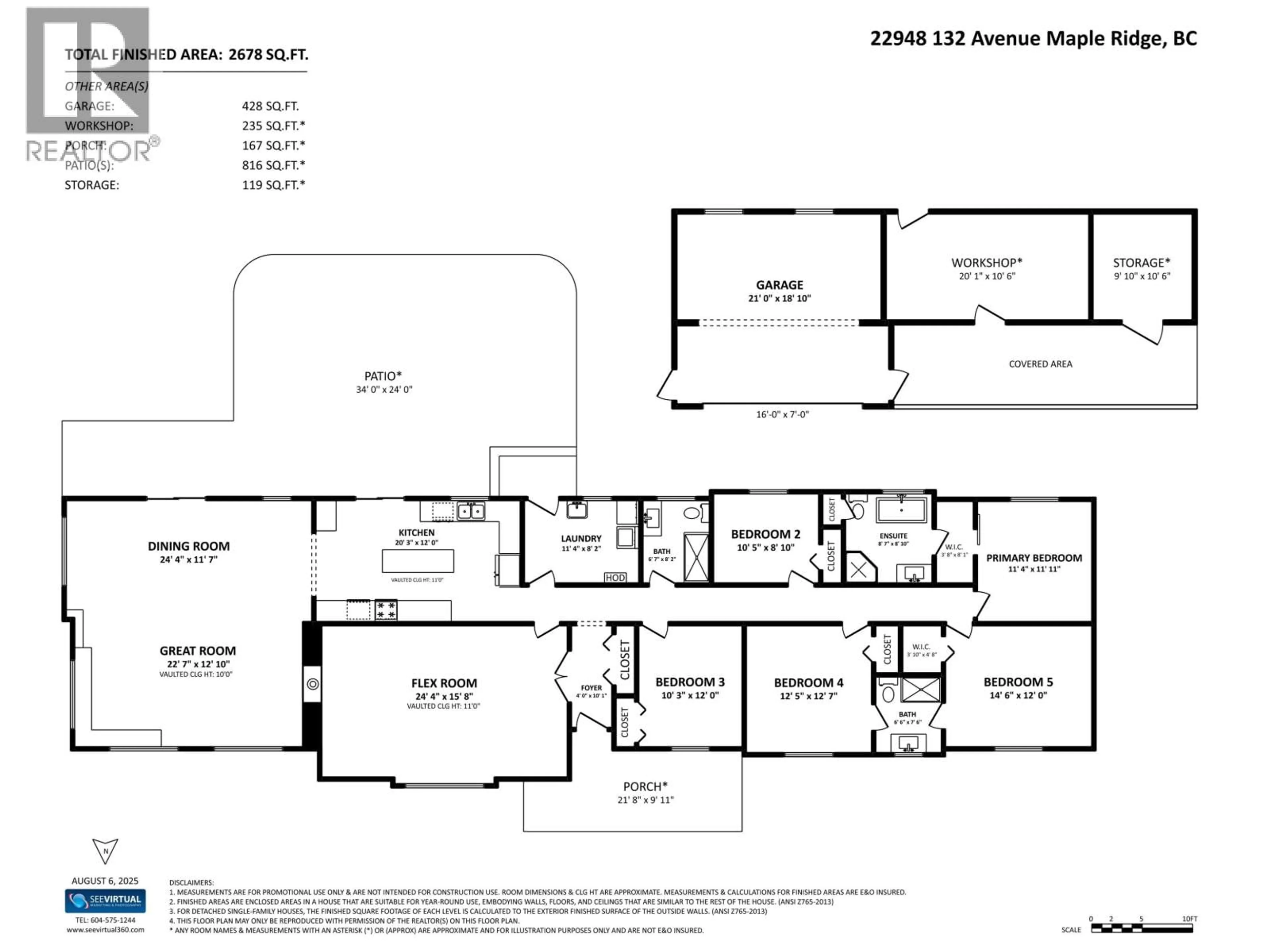 Floor plan for 22948 132 AVENUE, Maple Ridge British Columbia V4R0A8