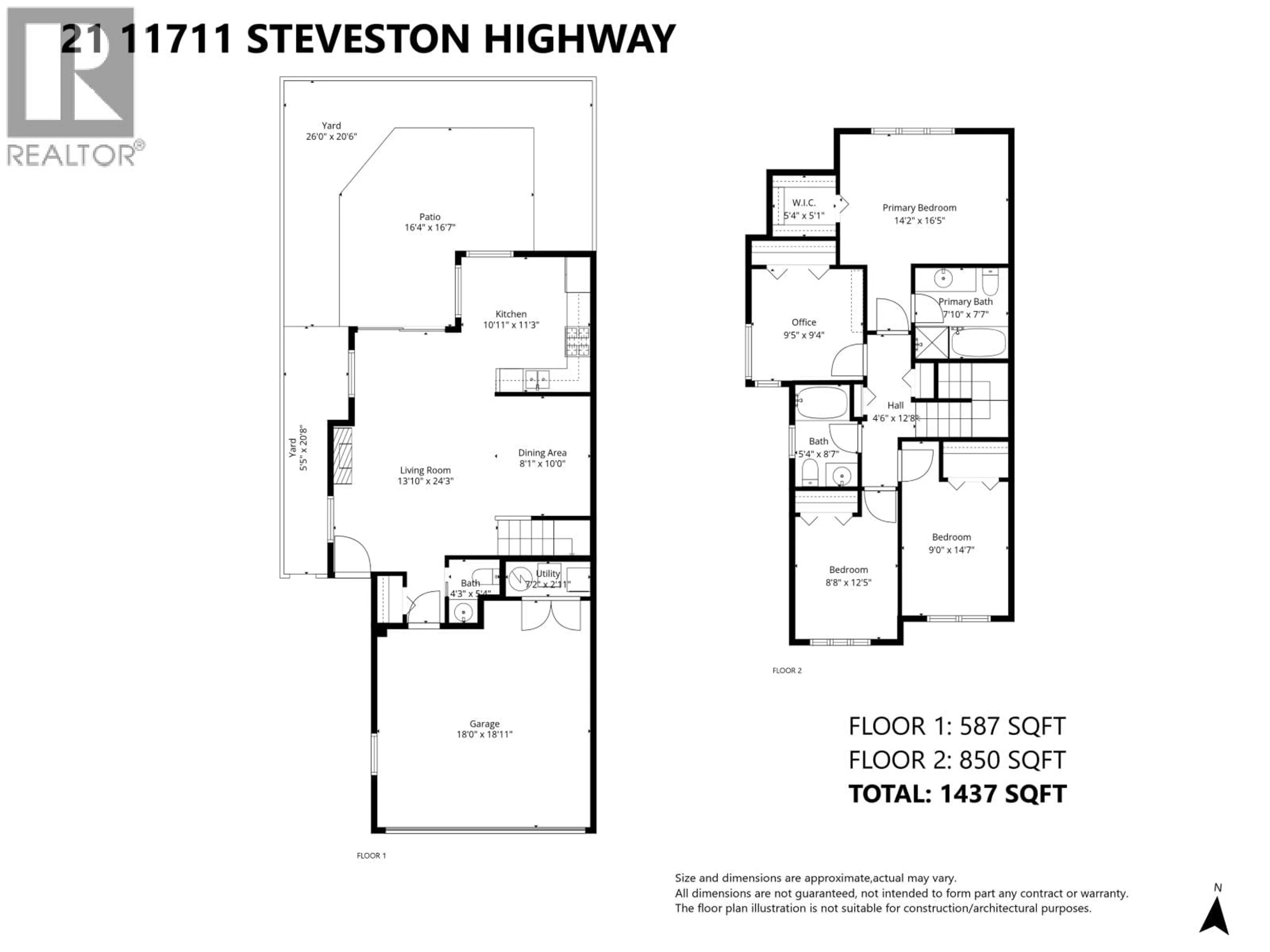 Floor plan for 21 - 11711 STEVESTON HIGHWAY, Richmond British Columbia V7A1N8