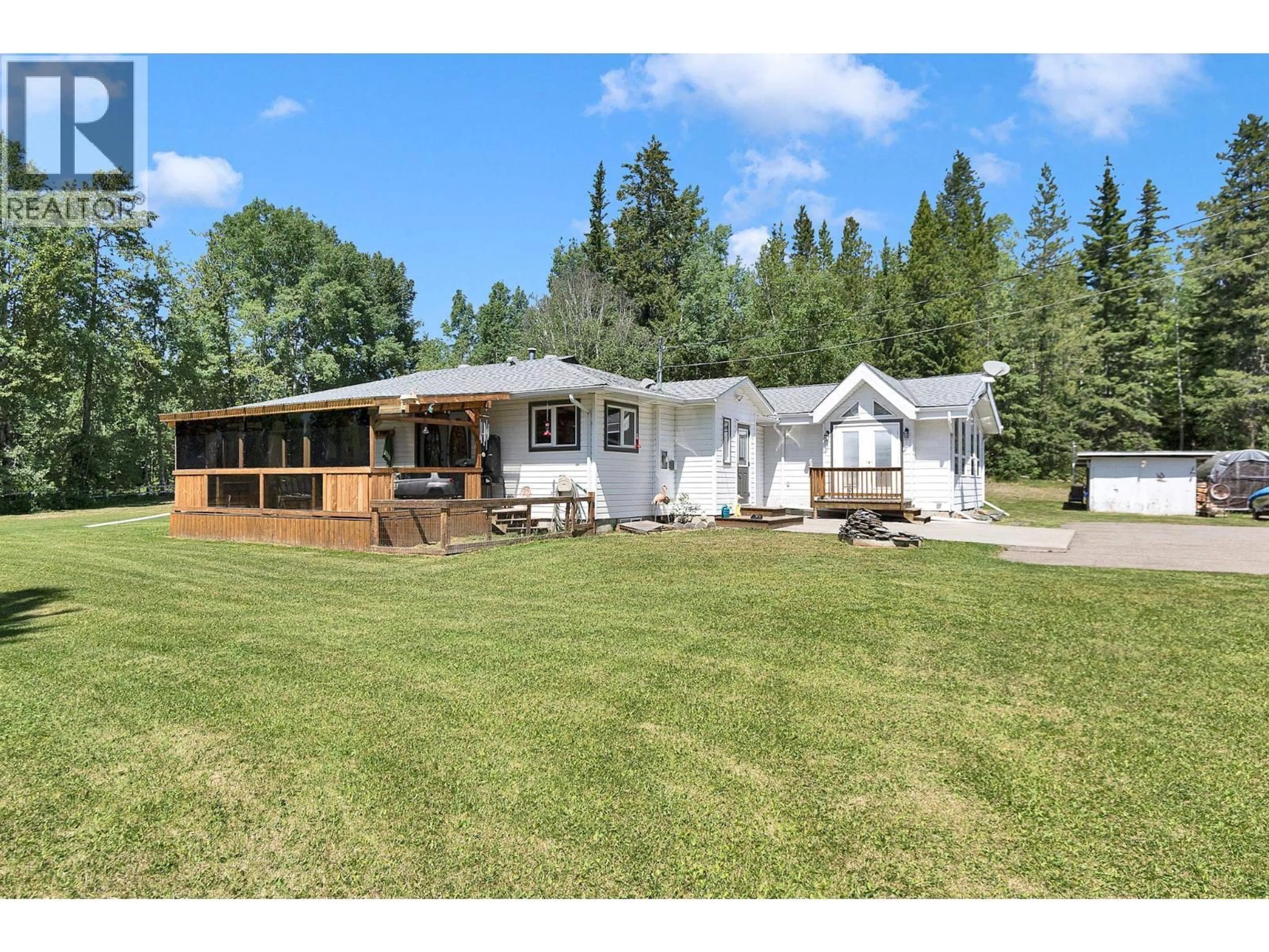 A pic from outside/outdoor area/front of a property/back of a property/a pic from drone, unknown for 14130 HILLER ROAD, Prince George British Columbia V2N5C2