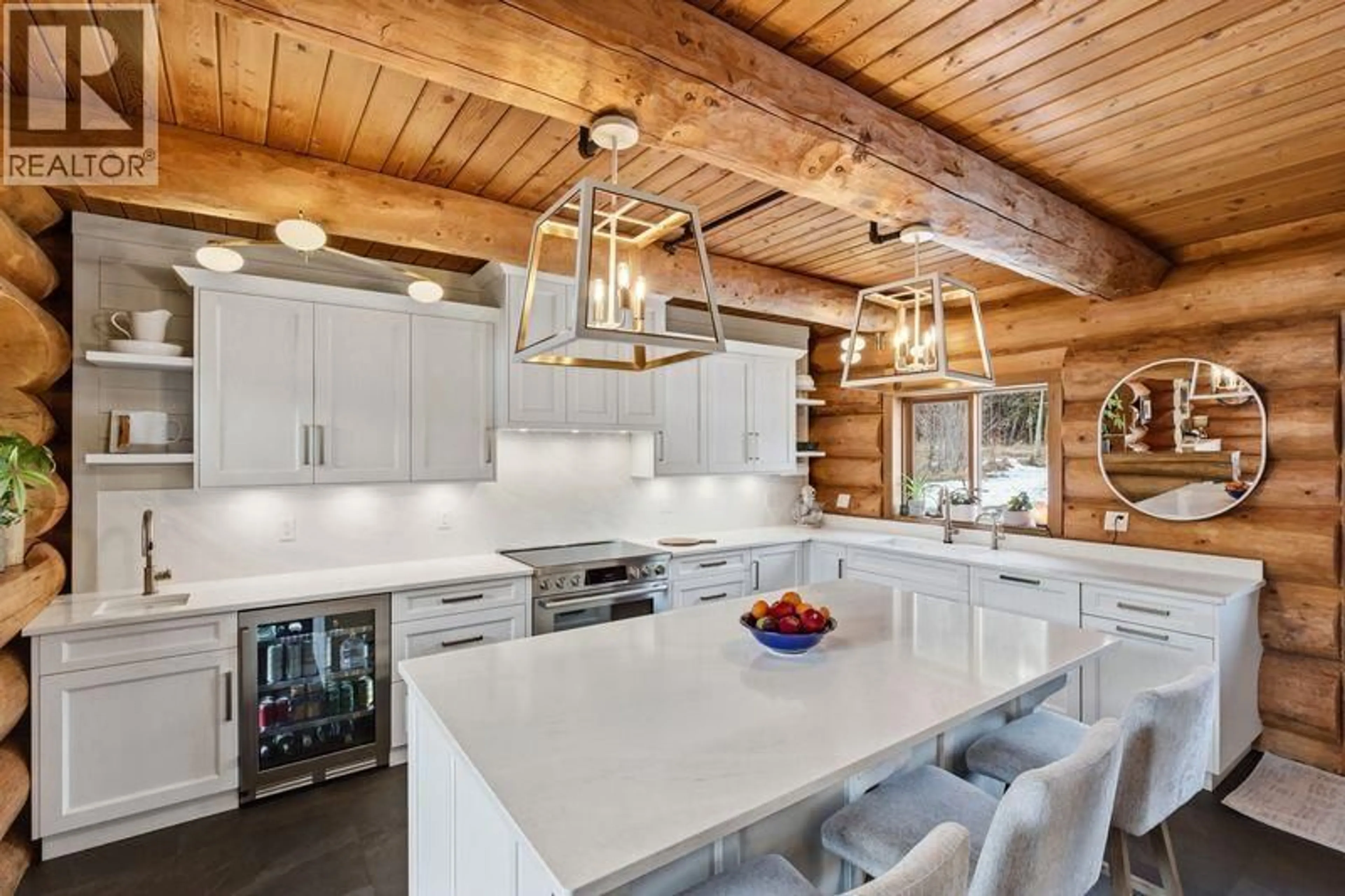 Open concept kitchen, unknown for 3350 LIKELY ROAD, 150 Mile House British Columbia V0K2G0