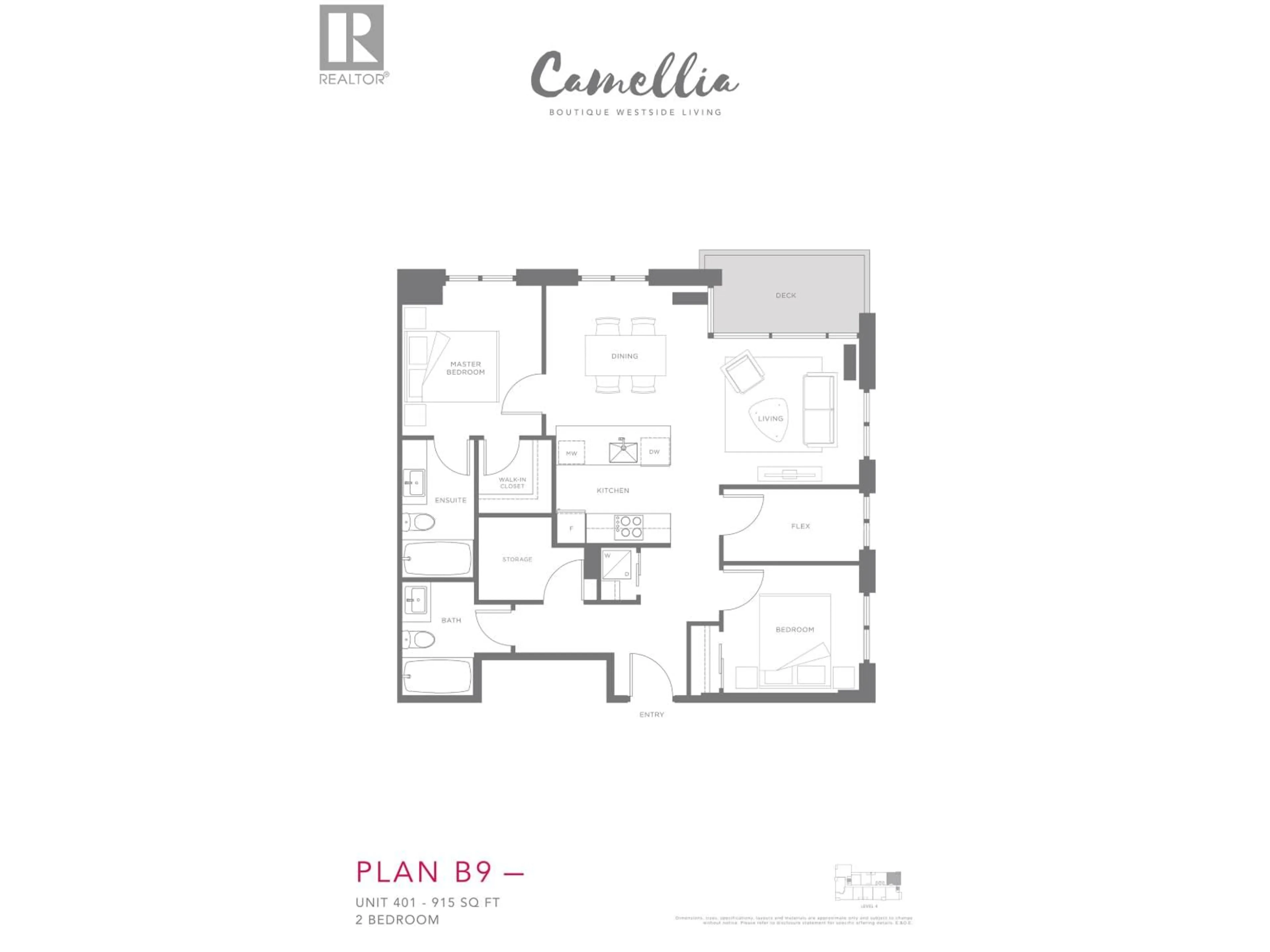 Floor plan for 401 - 6733 CAMBIE STREET, Vancouver British Columbia V6P3H1