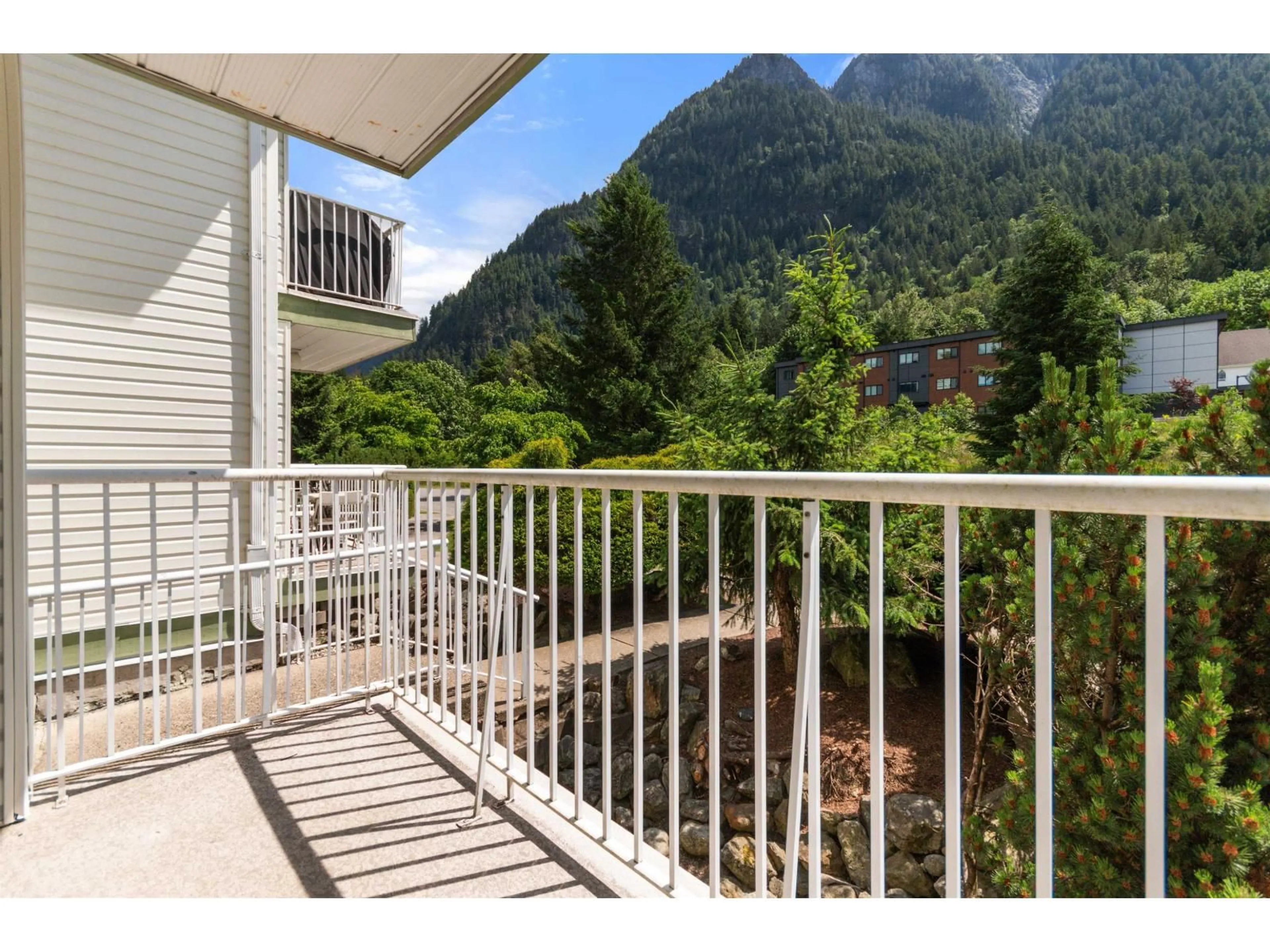 Balcony in the apartment, mountain view for 202 - 1275 SCOTT DRIVE, Hope British Columbia V0X1L4