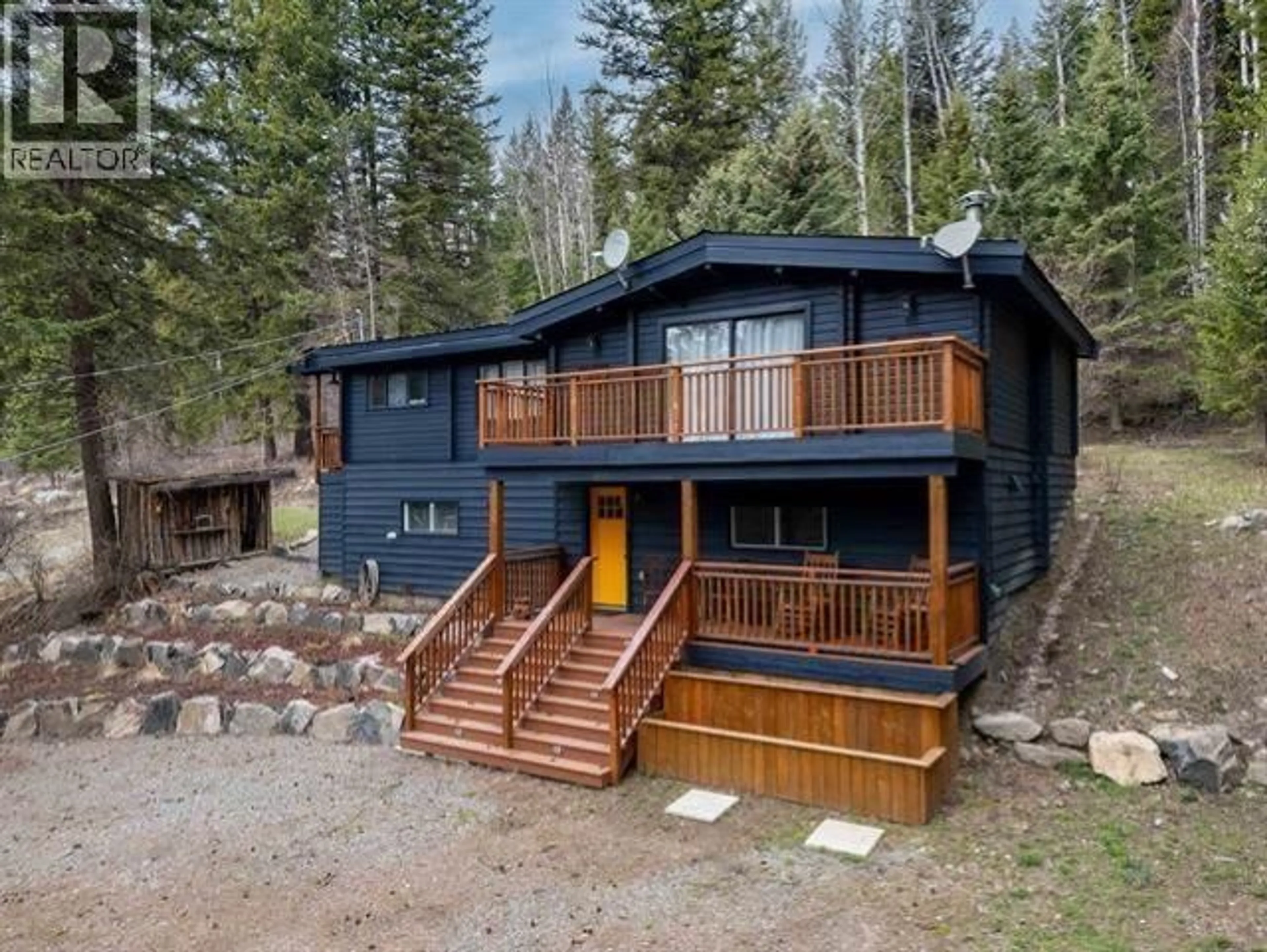 A pic from outside/outdoor area/front of a property/back of a property/a pic from drone, unknown for 6062 MAHOOD LAKE ROAD, 100 Mile House British Columbia V0K1X3
