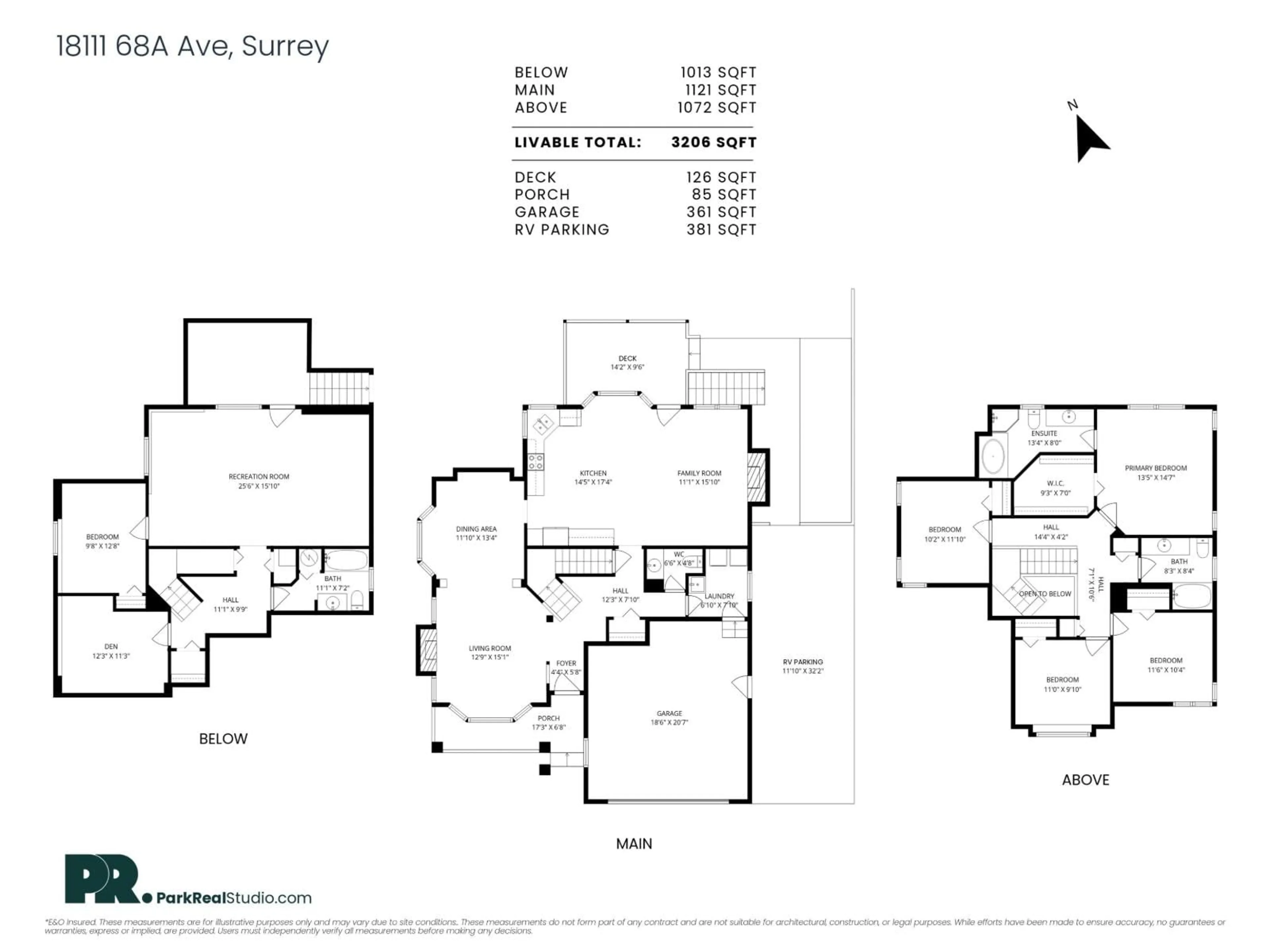 Floor plan for 18111 68A AVENUE, Surrey British Columbia V3S9C2