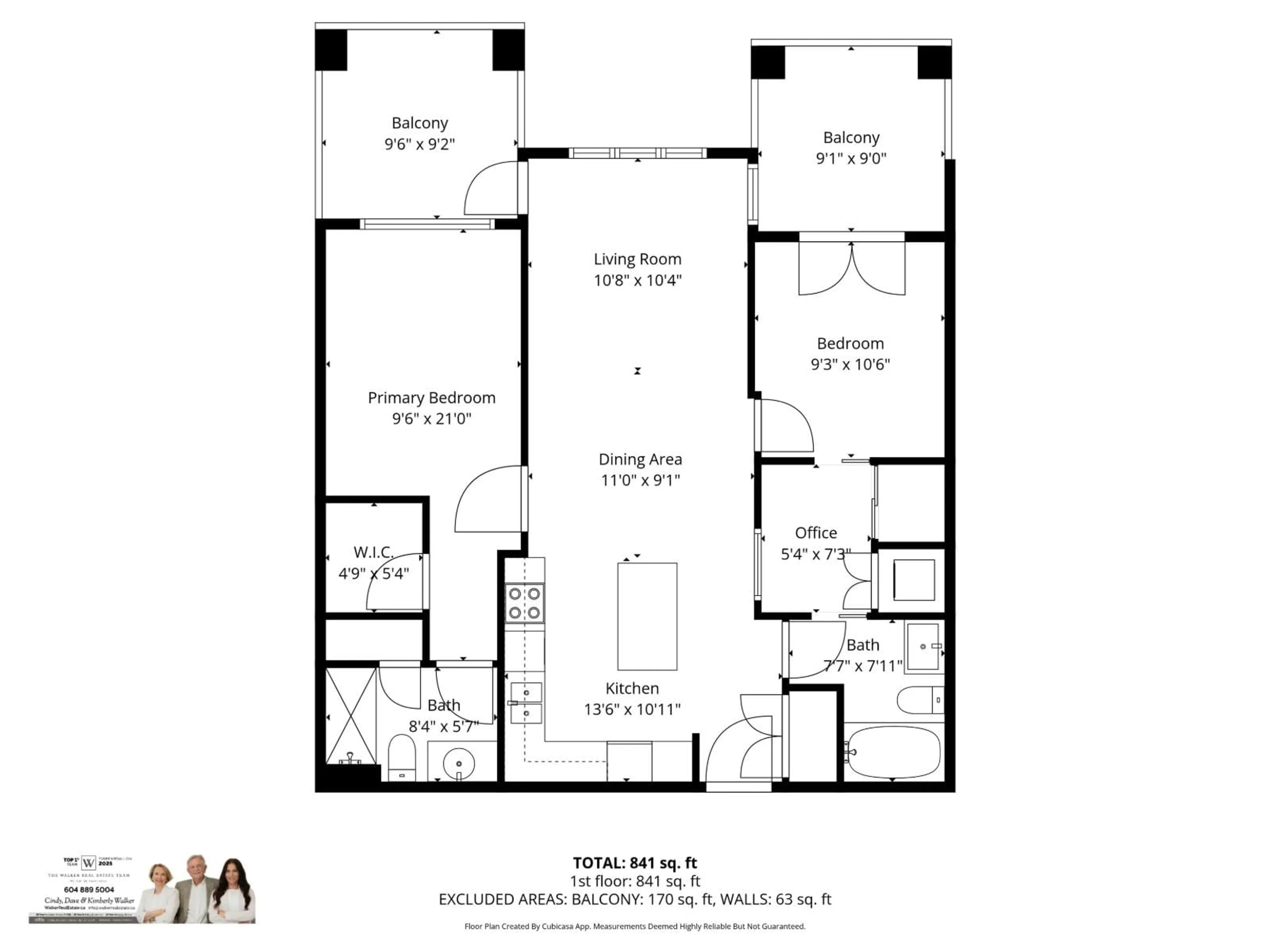 Floor plan for 201 - 15428 31 AVENUE, Surrey British Columbia V3Z3W4
