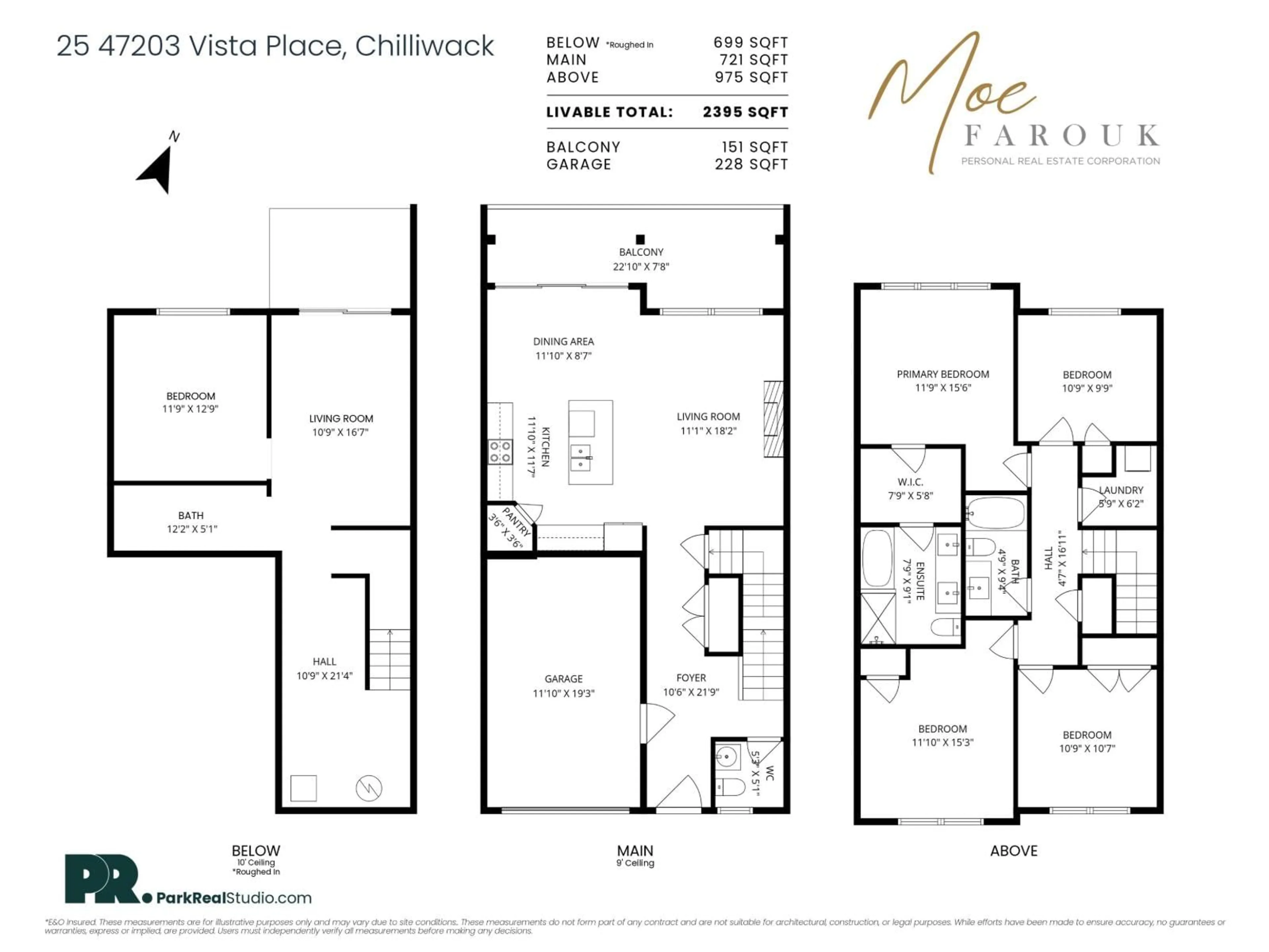 Floor plan for 25 - 47203 VISTA PLACE, Chilliwack British Columbia V2R6E2