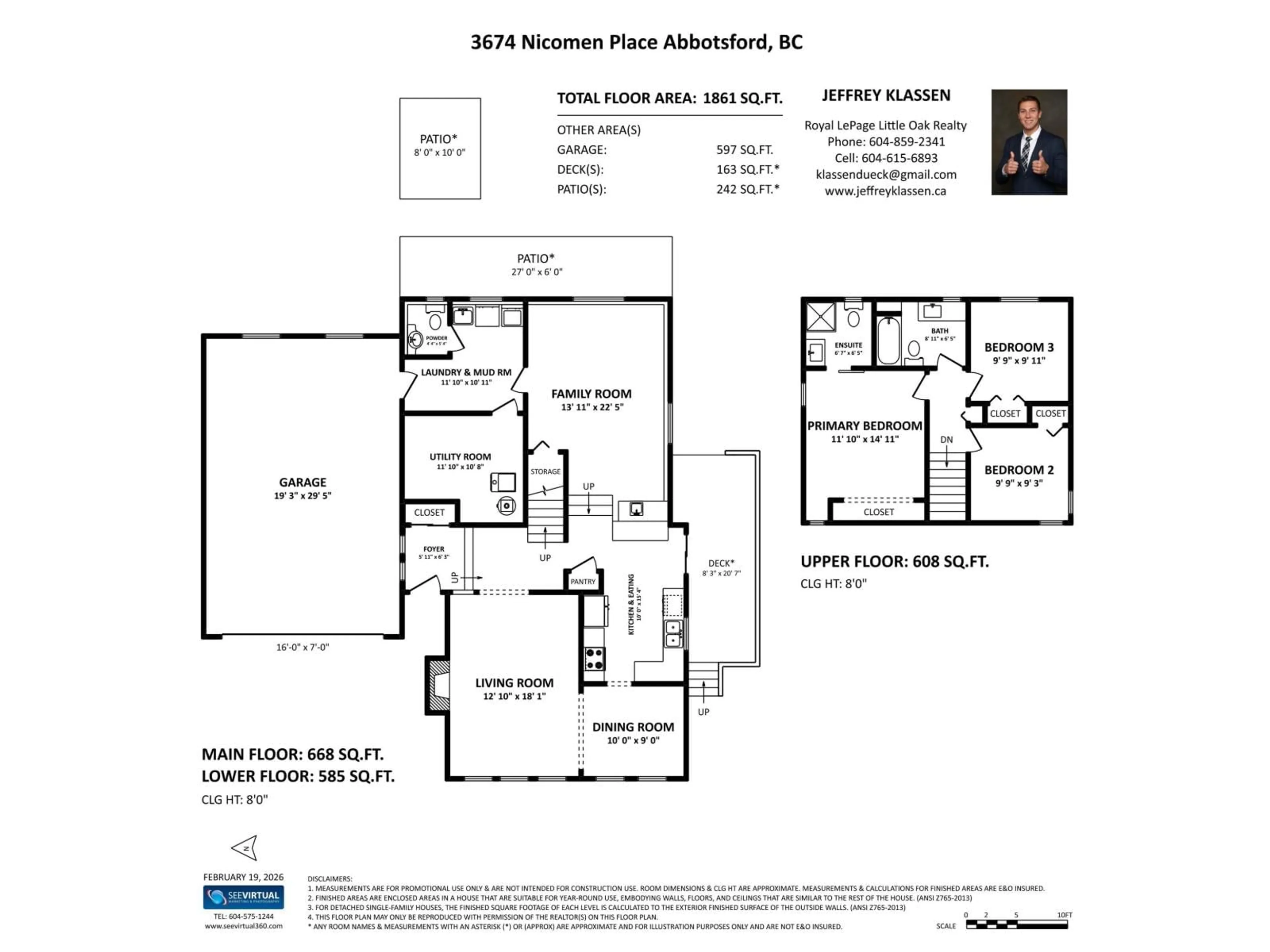 Floor plan for 3674 NICOMEN PLACE, Abbotsford British Columbia V3G1J1