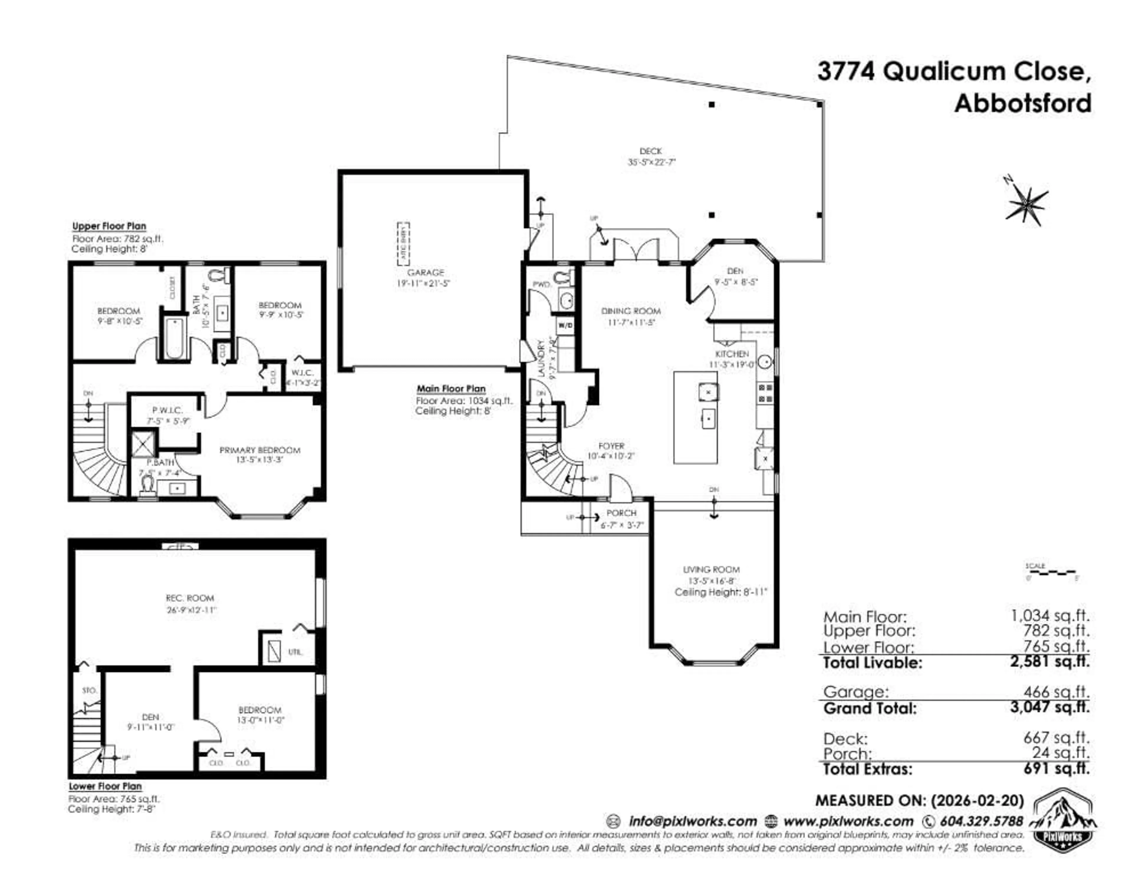 Floor plan for 3774 QUALICUM CLOSE, Abbotsford British Columbia V2T5A5