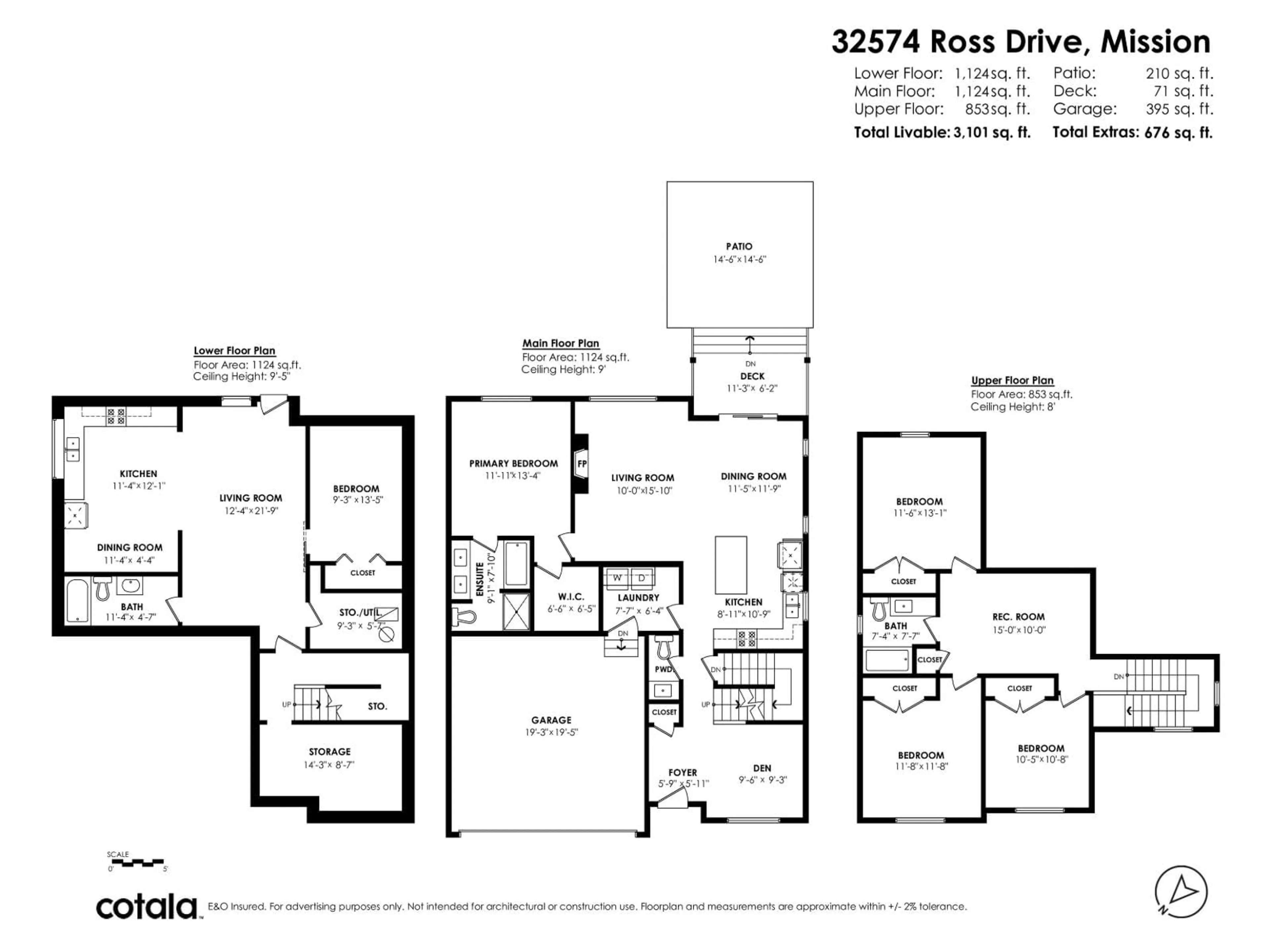 Floor plan for 32574 ROSS DRIVE, Mission British Columbia V2V0G1