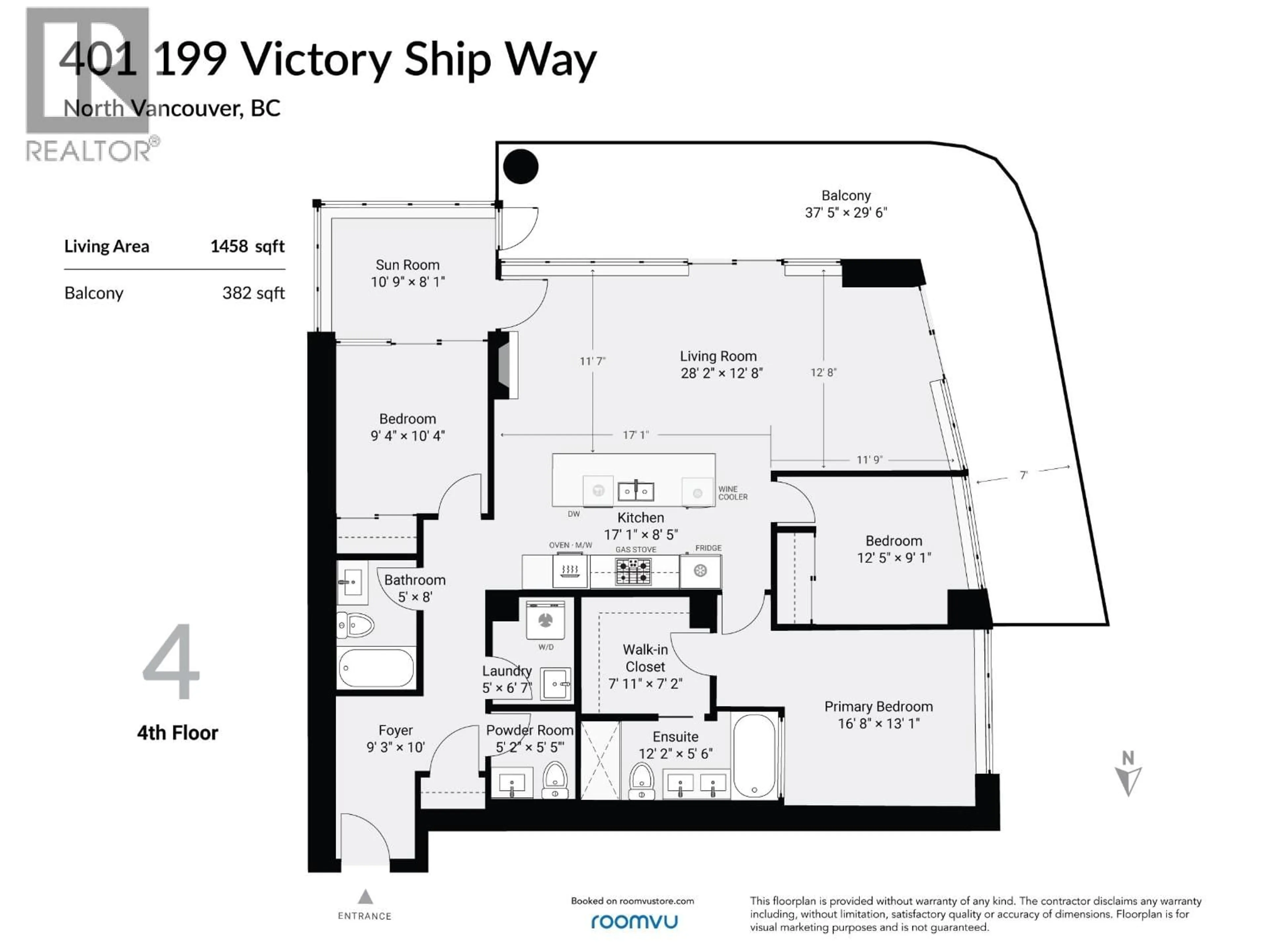 Floor plan for 401 - 199 VICTORY SHIP WAY, North Vancouver British Columbia V7L0B5