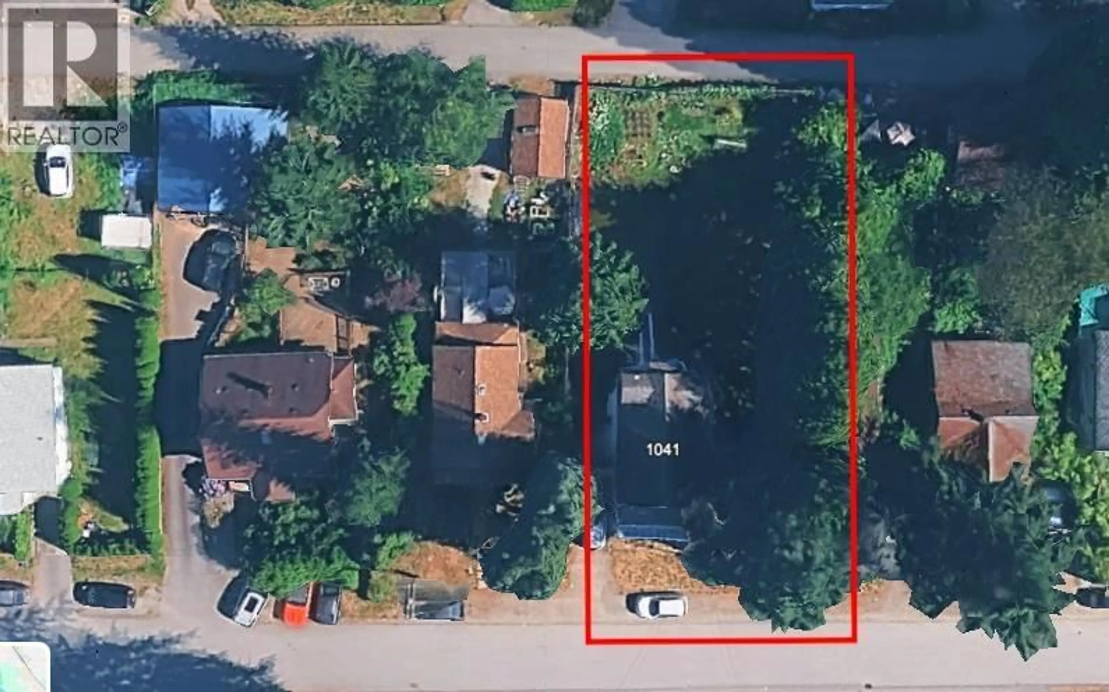 A pic from outside/outdoor area/front of a property/back of a property/a pic from drone, street for 1041 JAMES AVENUE, Coquitlam British Columbia V3K1S6