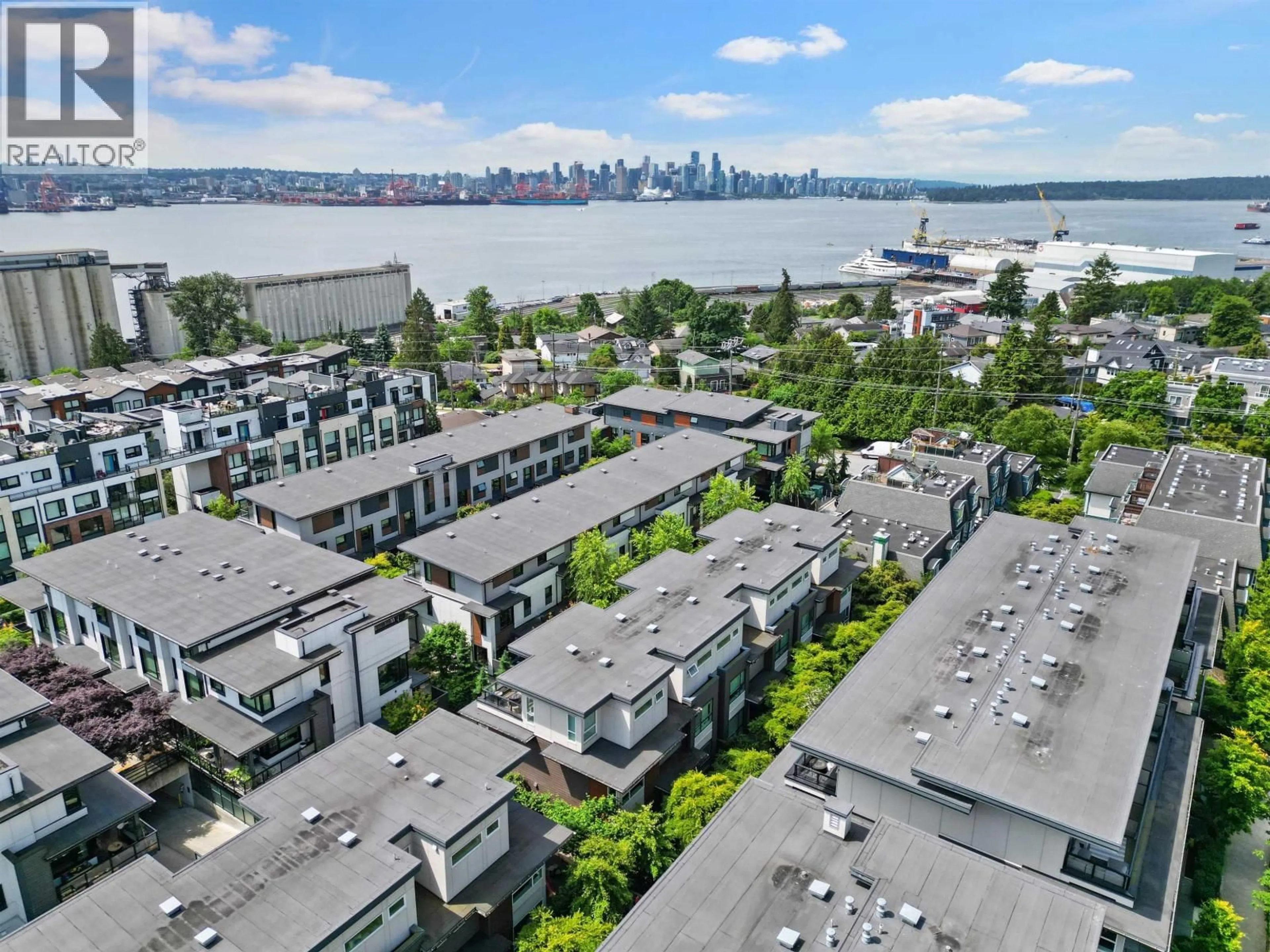 A pic from outside/outdoor area/front of a property/back of a property/a pic from drone, city buildings view from balcony for 13 - 533 3RD STREET, North Vancouver British Columbia V7L1G4