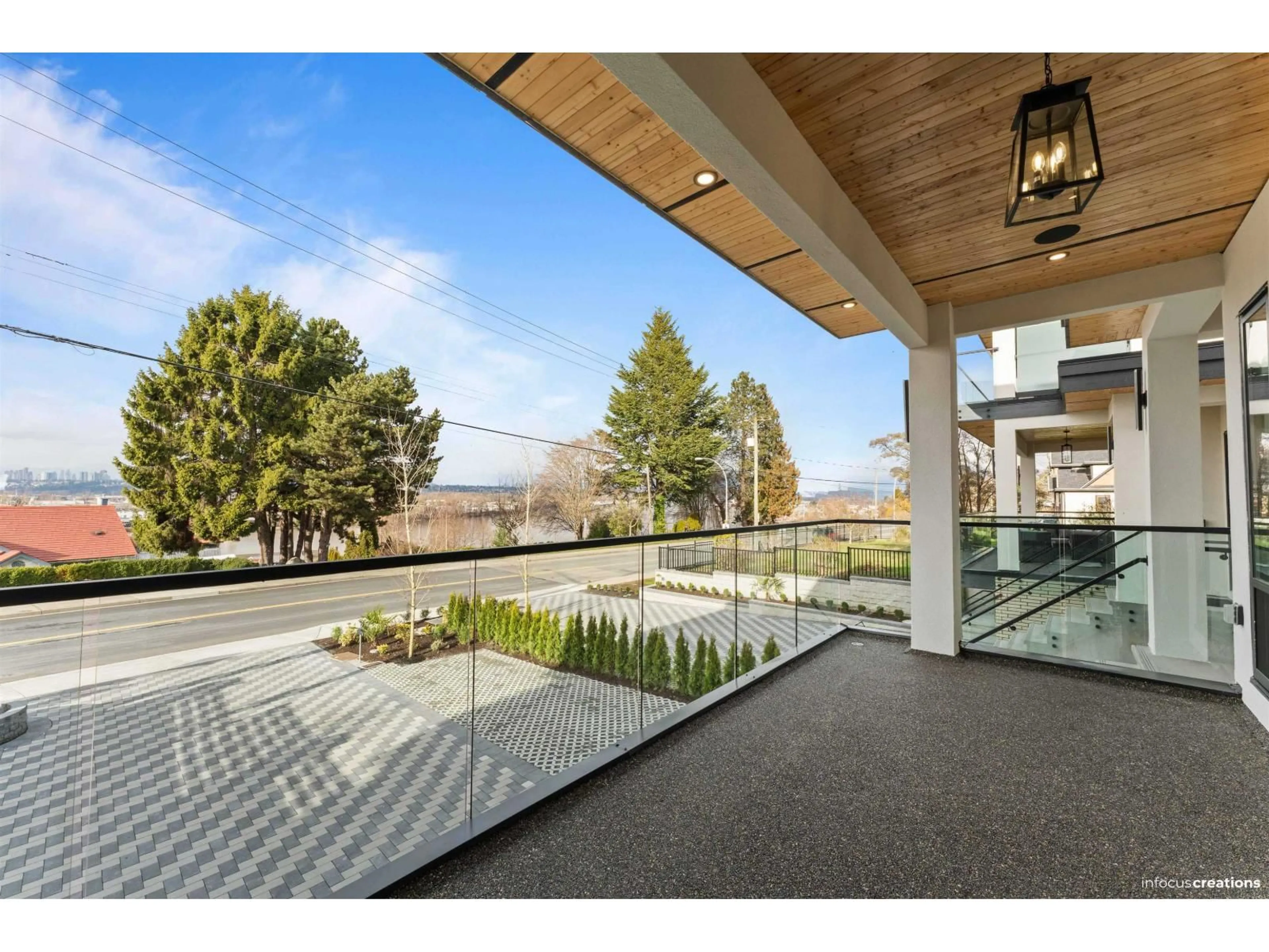 Patio, mountain view for 10630 RIVER ROAD, Delta British Columbia V4C2R7