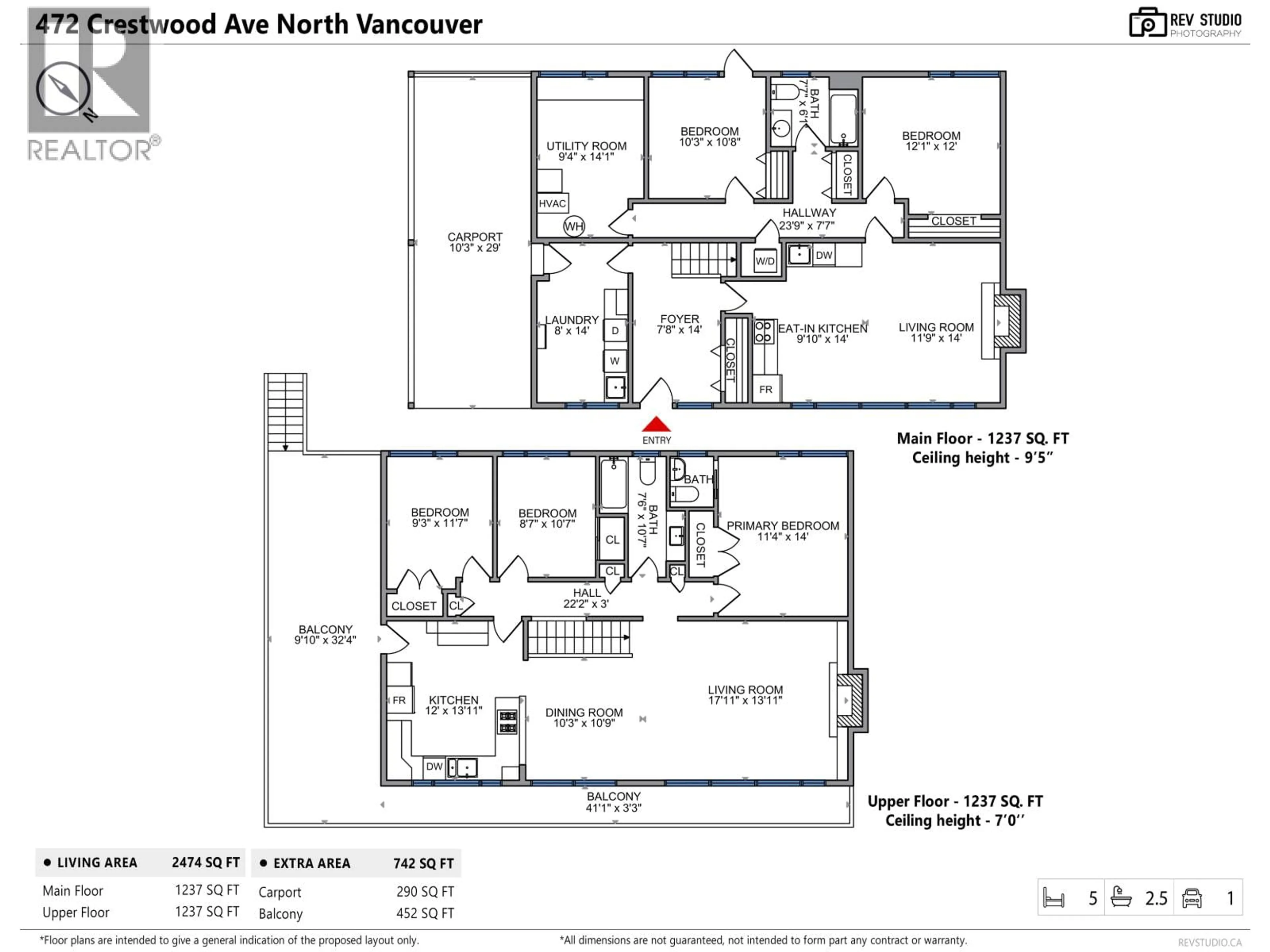 Floor plan for 472 CRESTWOOD AVENUE, North Vancouver British Columbia V7N3C3