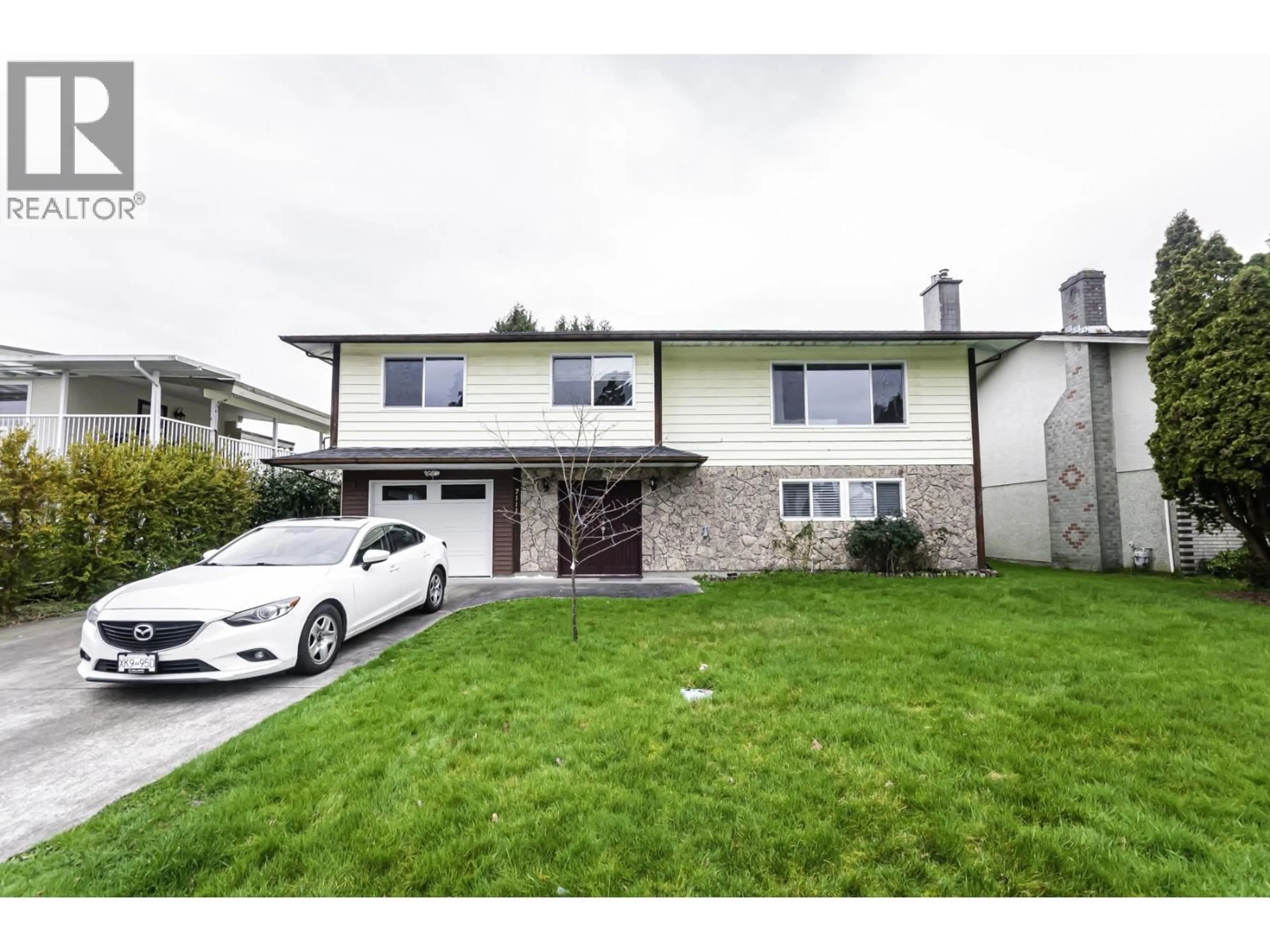 Home with vinyl exterior material, street for 7111 CAVELIER COURT, Richmond British Columbia V7C4J7